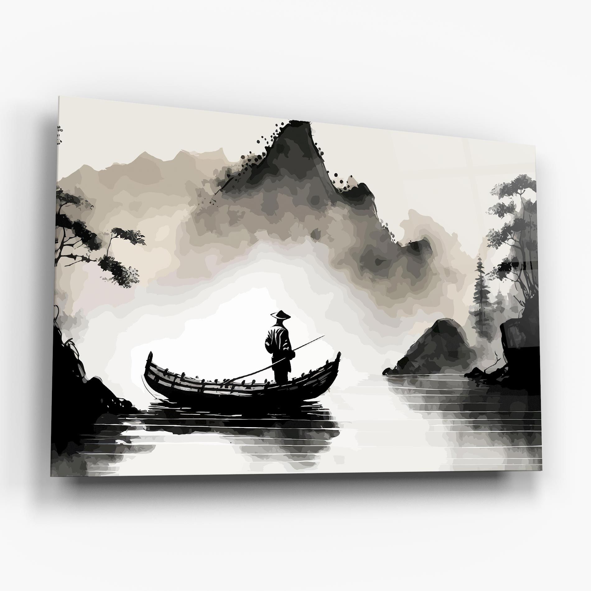 Black Ink Boat mockup 6