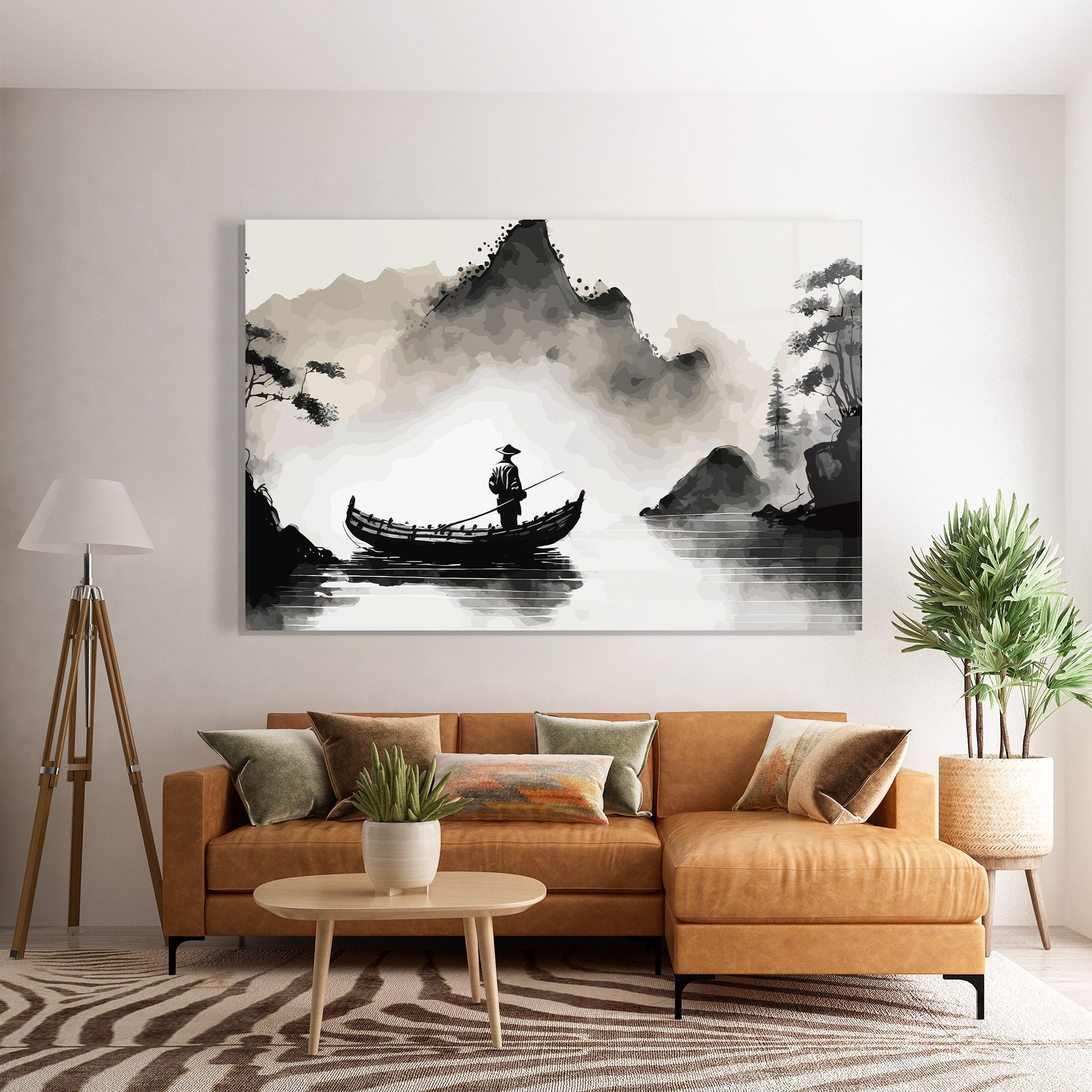 Black Ink Boat mockup 7