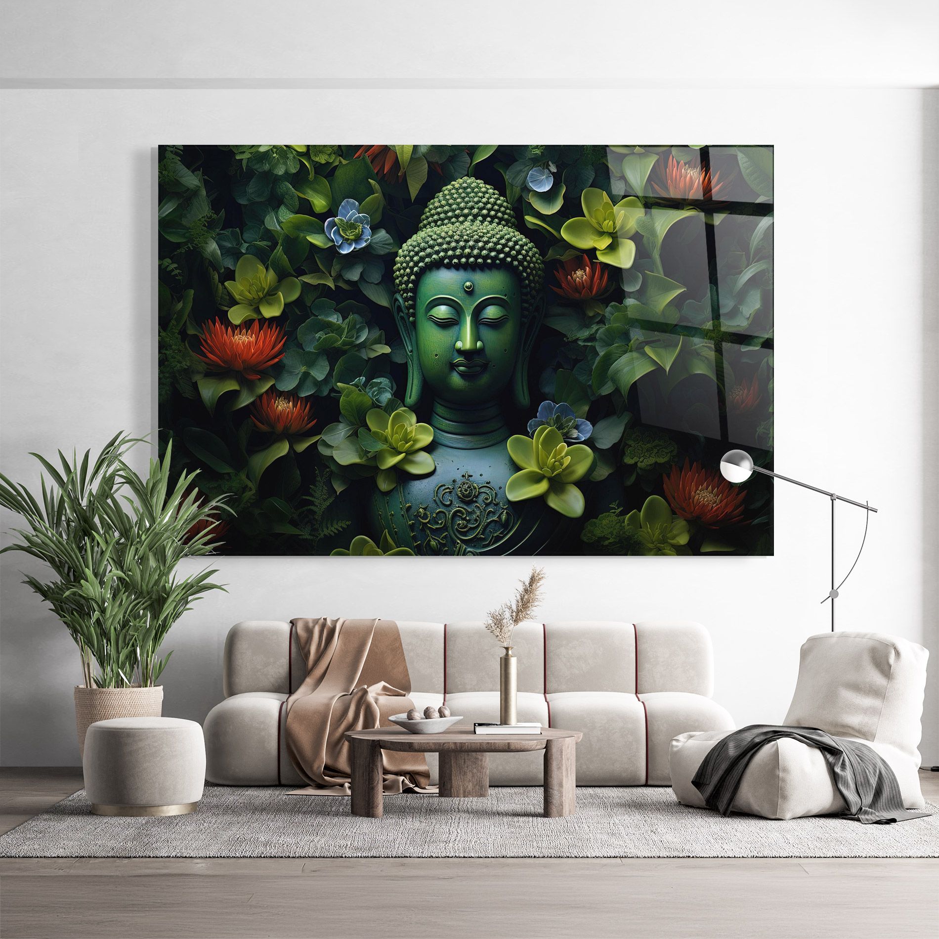 Blue Light Buddha mockup 9