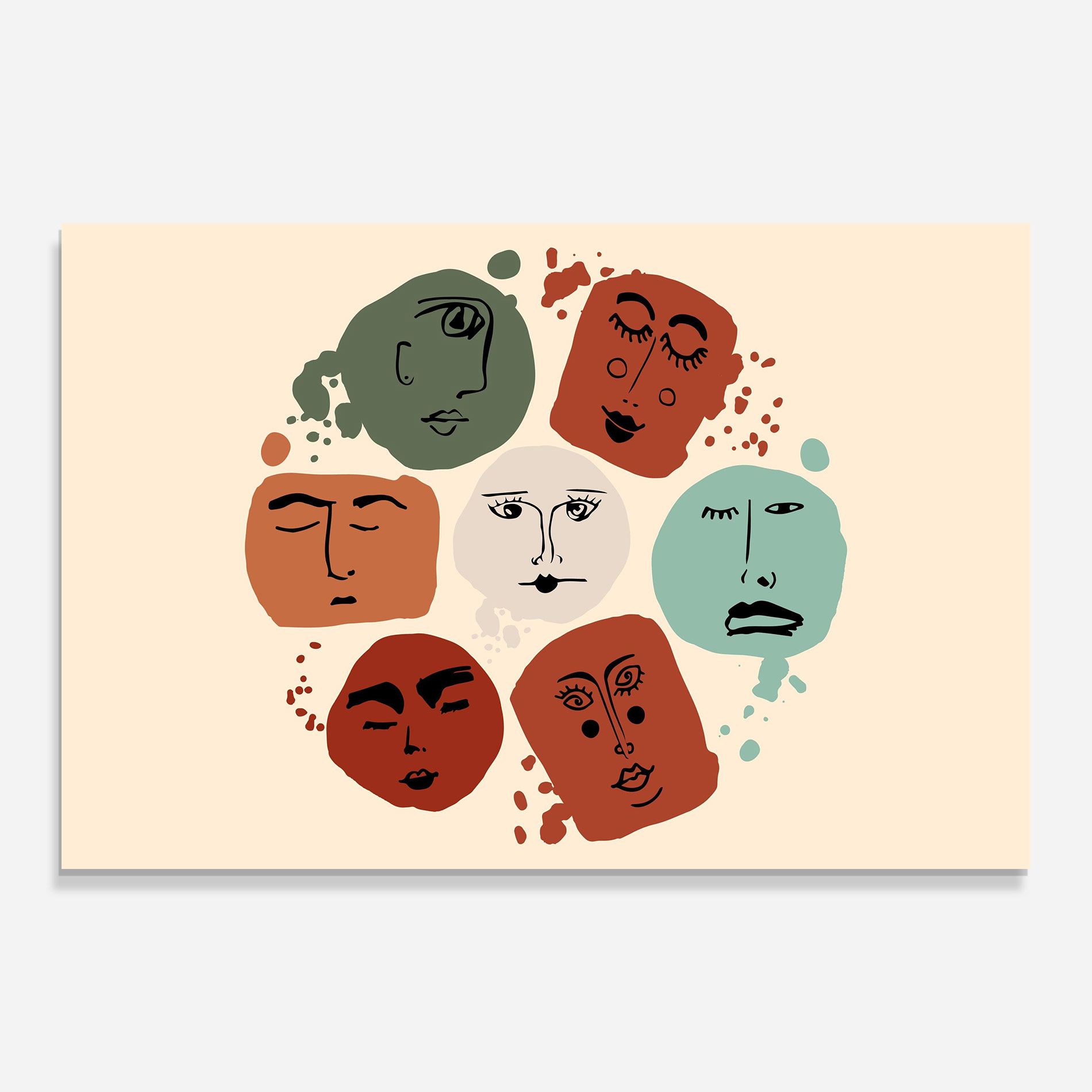 Circle Faces mockup 0