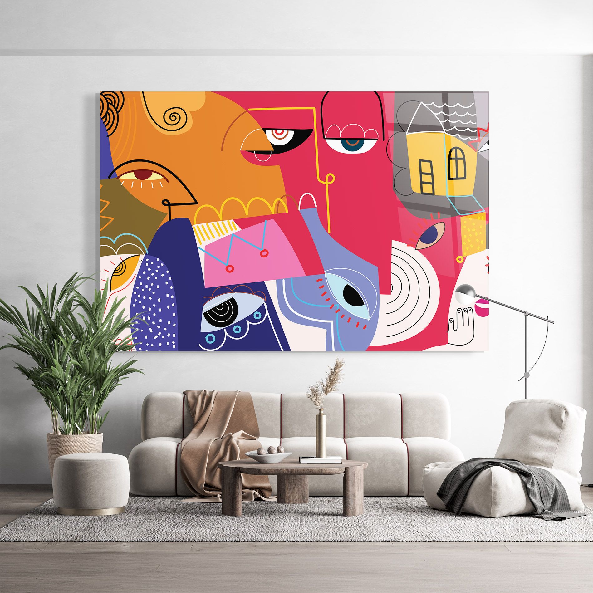 Line Eye Family mockup 9