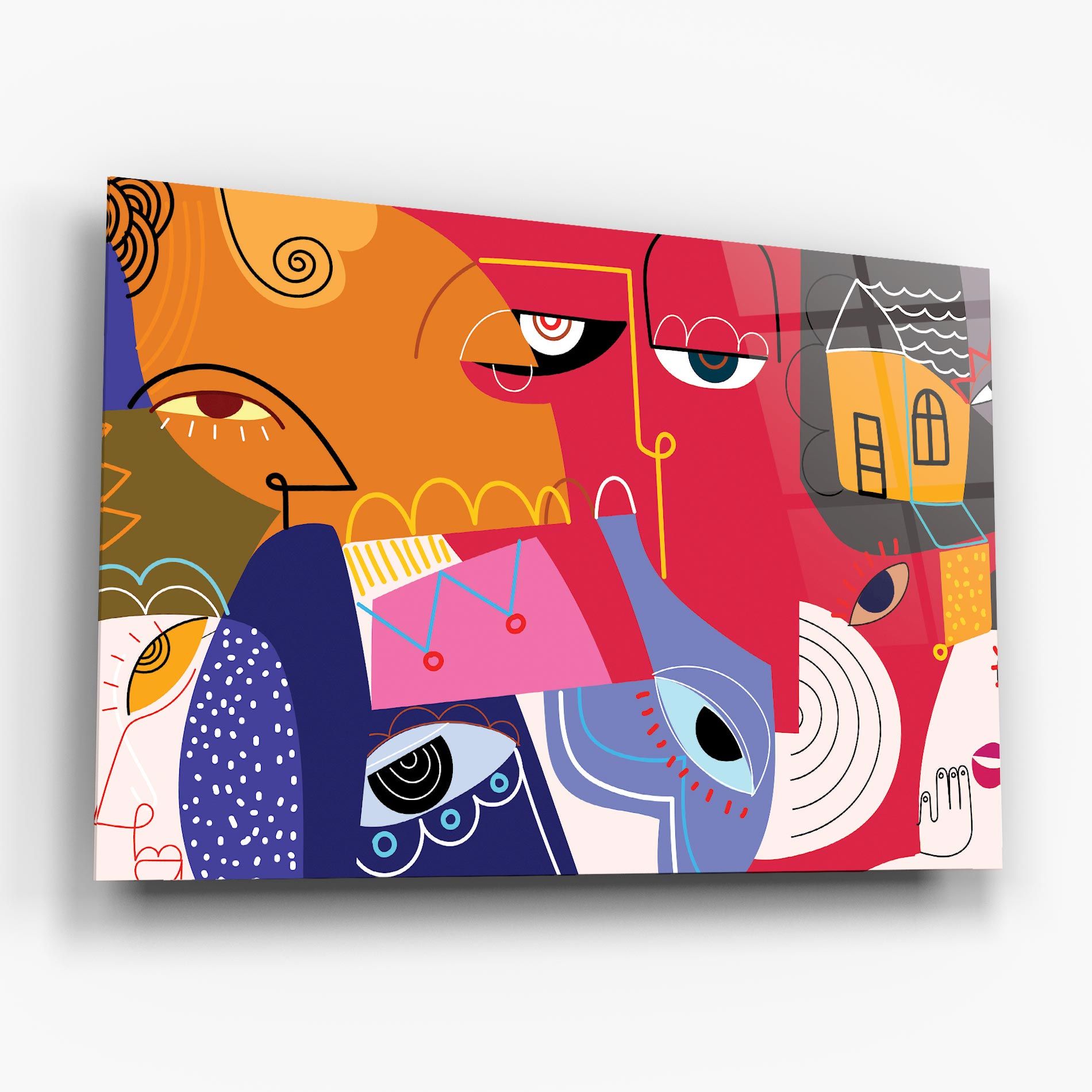 Line Eye Family mockup 6