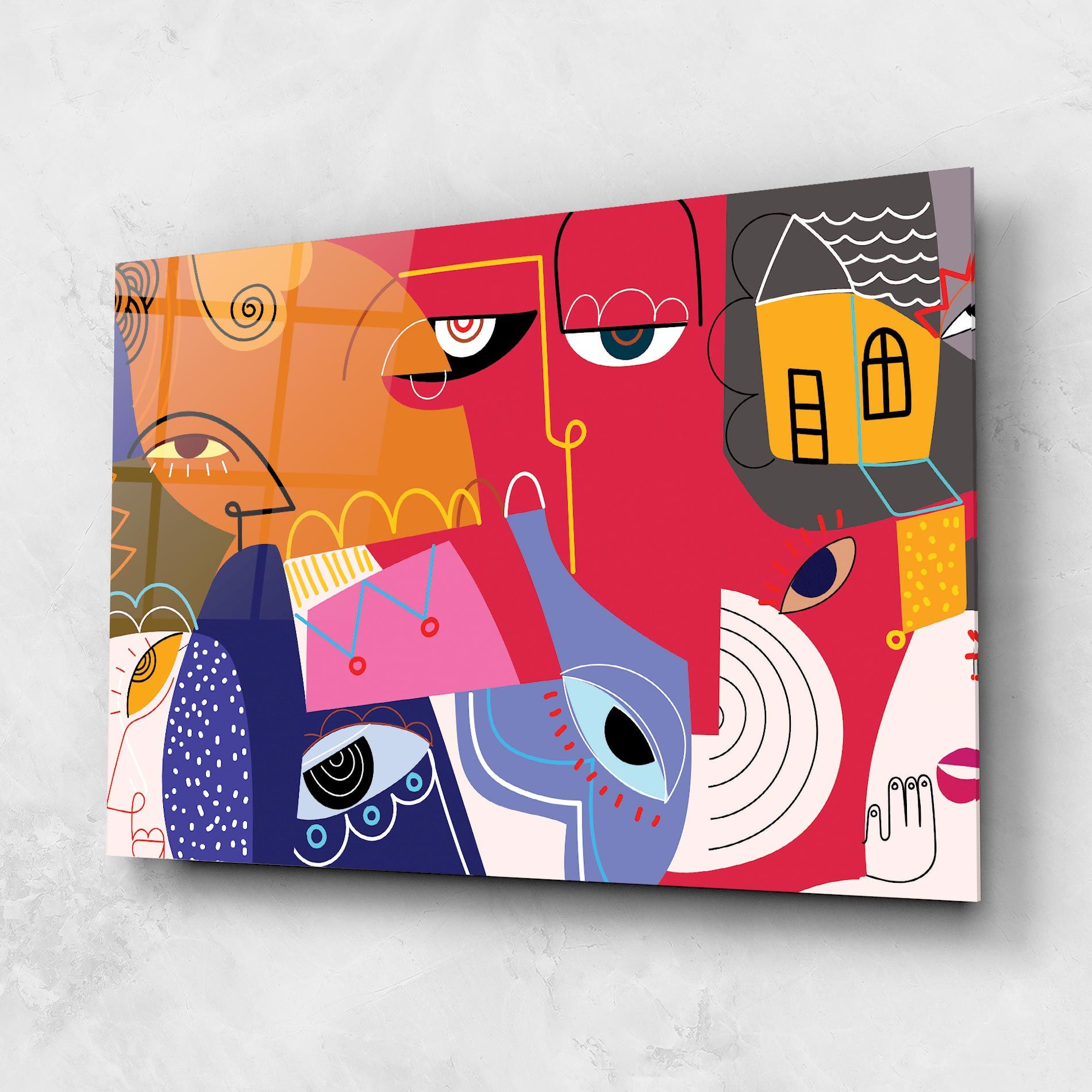 Line Eye Family mockup 1