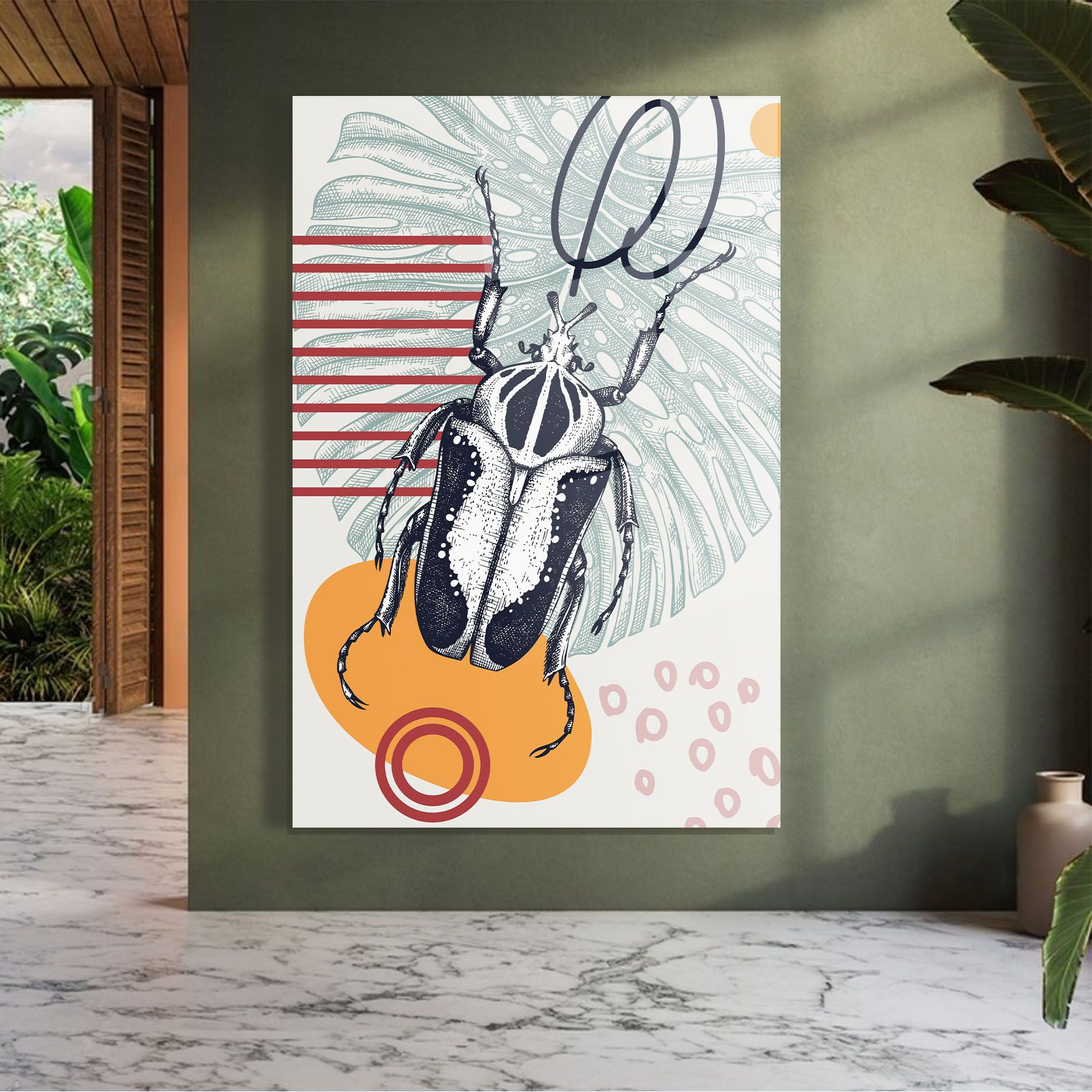 Insects Art Collage mockup 7