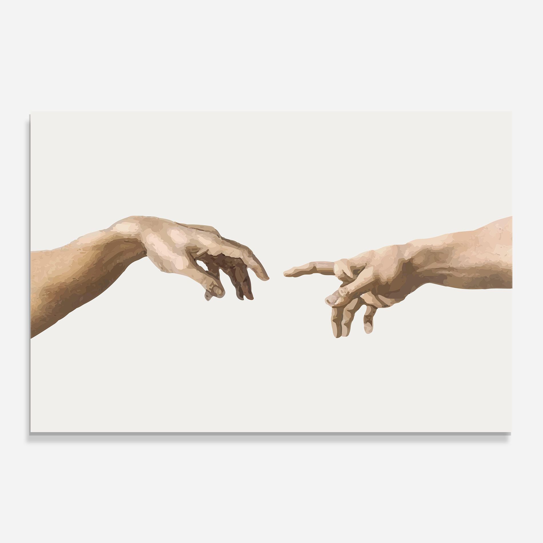 Cream Hands Art mockup 0