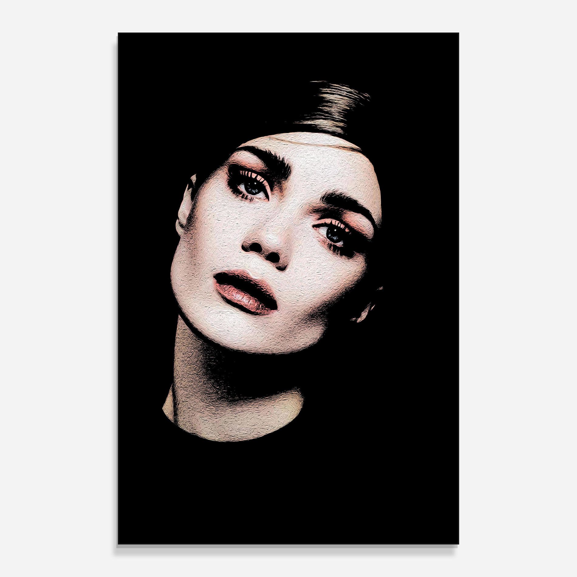 Blue Eyes Lady mockup 0