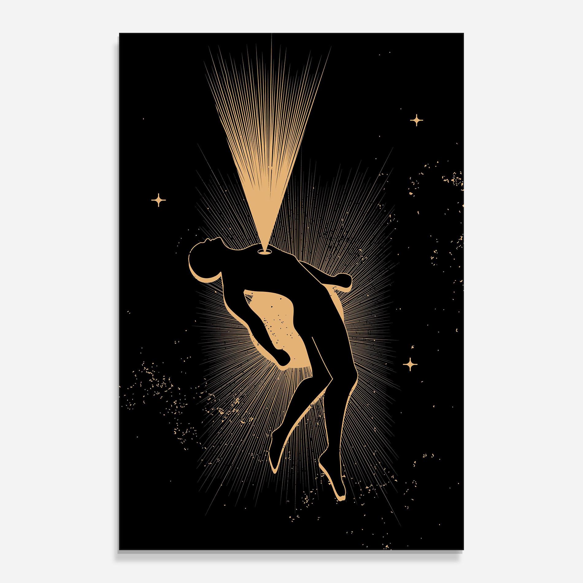 Стъклена картина Body And Soul mockup 0