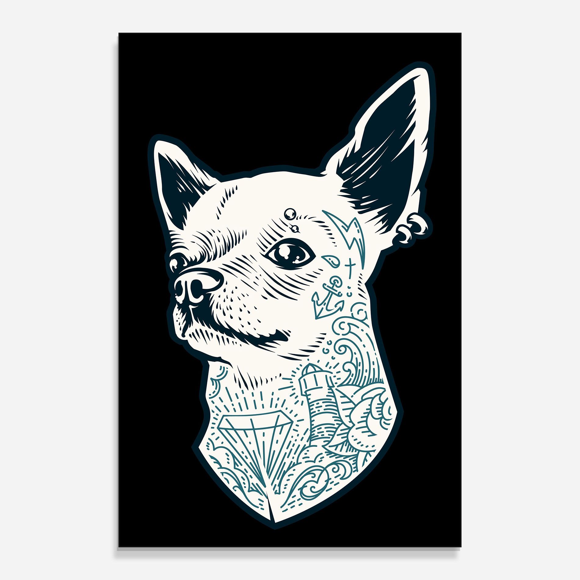 Chihuahua Tattoo mockup 0