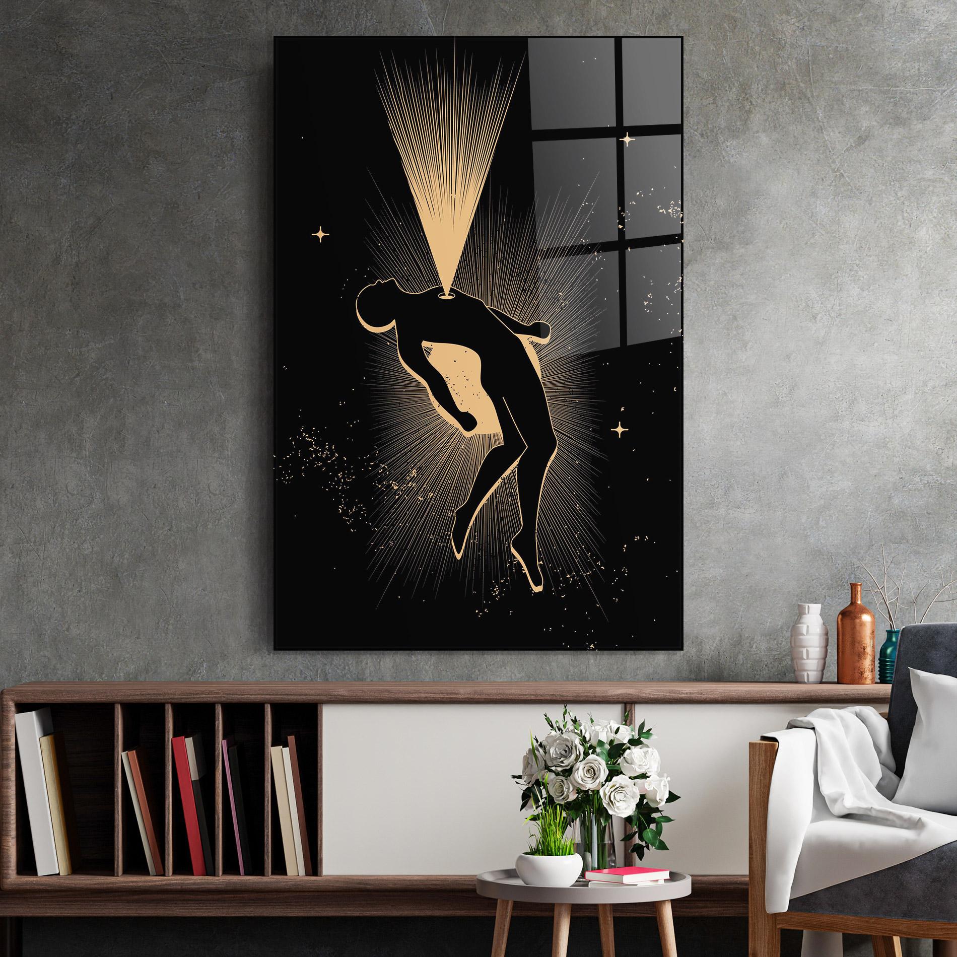 Стъклена картина Body And Soul mockup 2