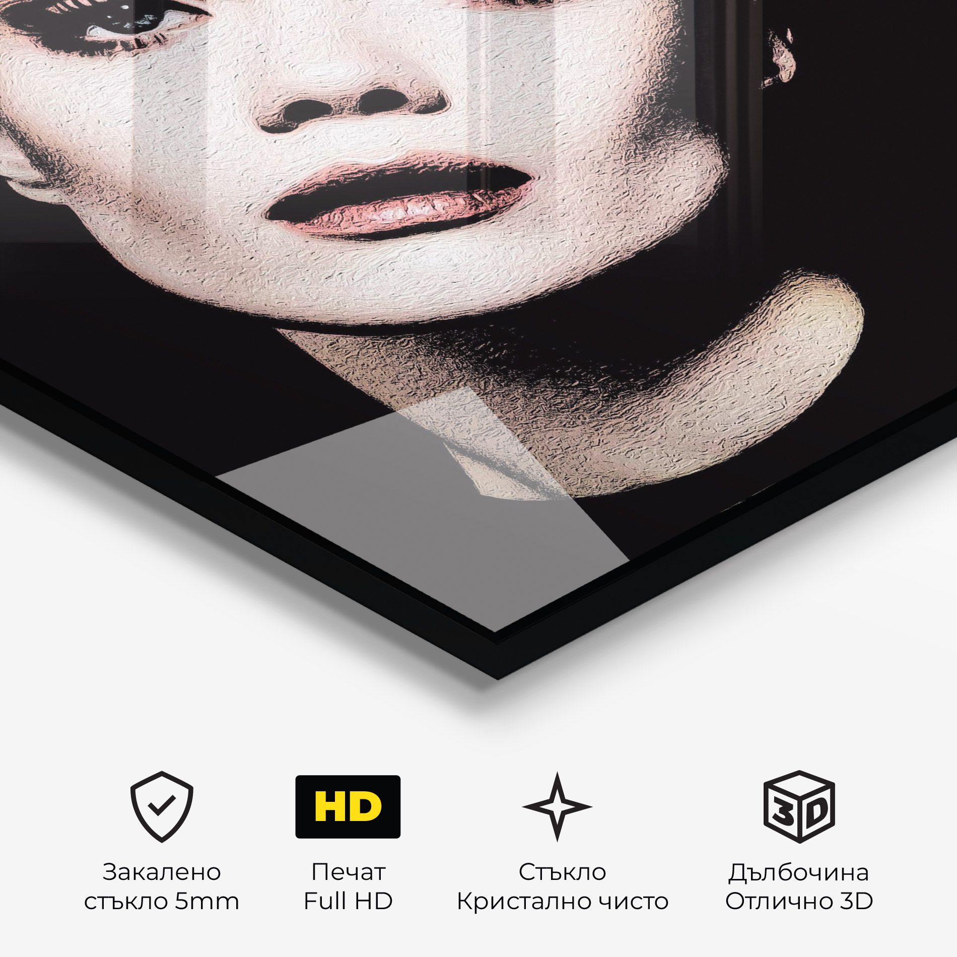 Blue Eyes Lady mockup 3