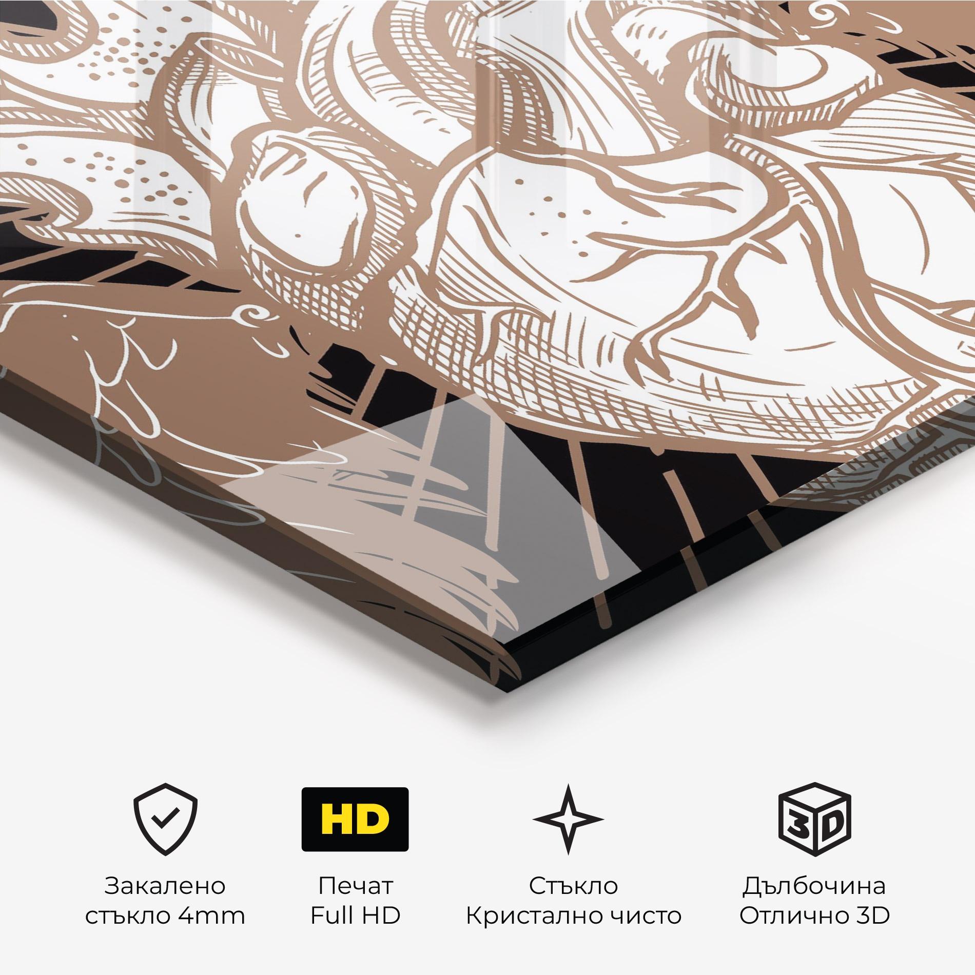 Стъклена картина Cool Art 01 mockup 3