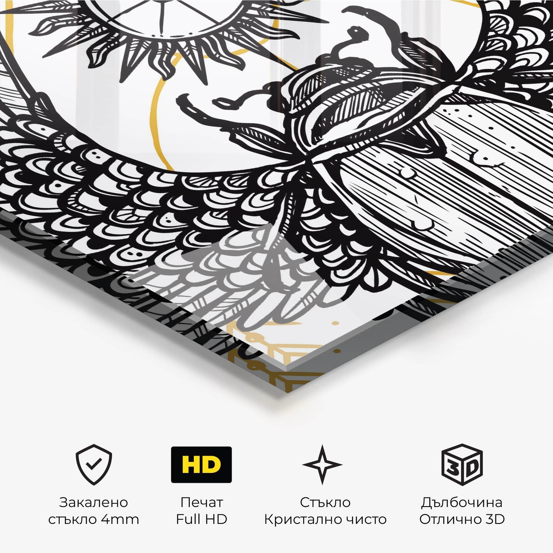 Стъклена картина Cool Art 02 mockup 3
