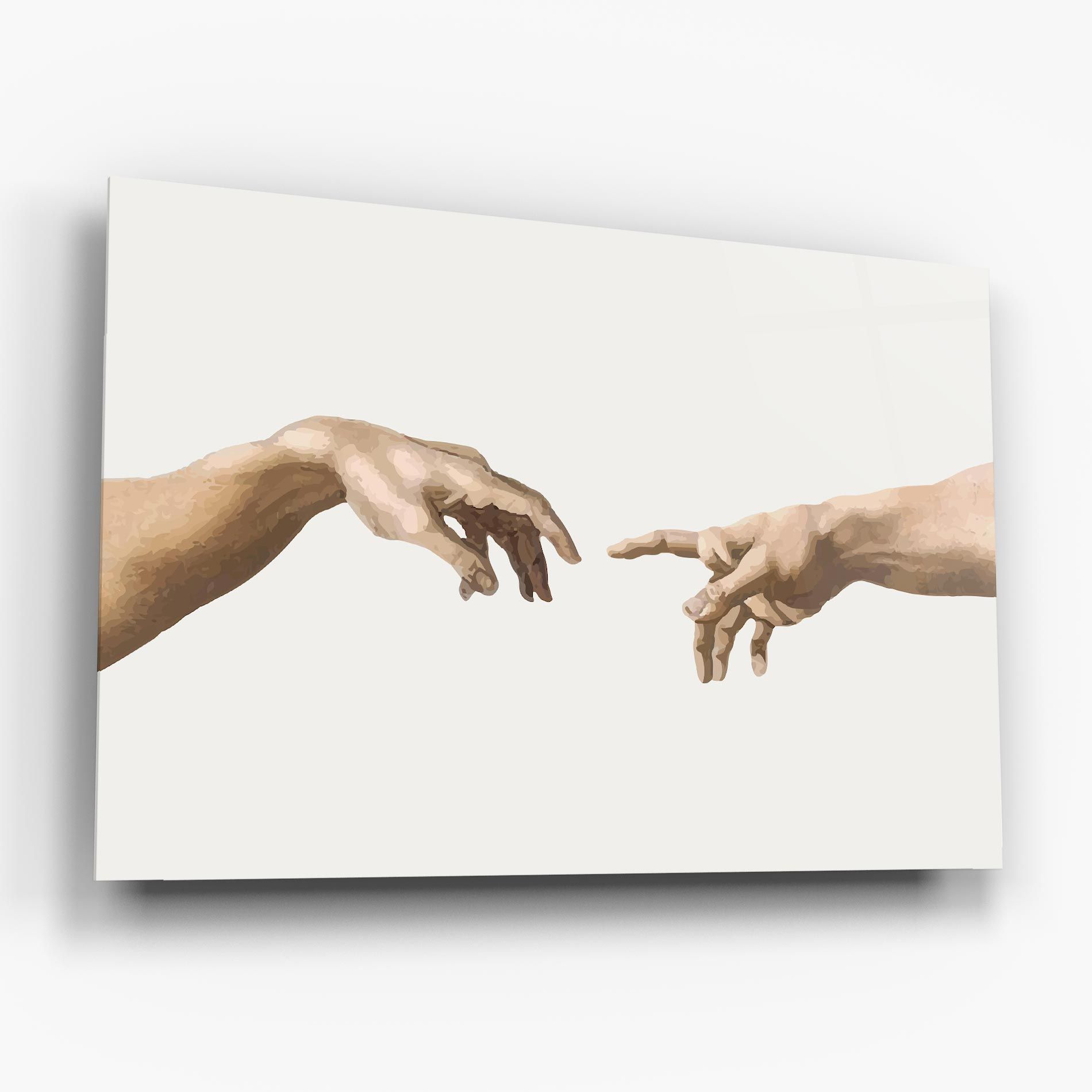 Cream Hands Art mockup 6