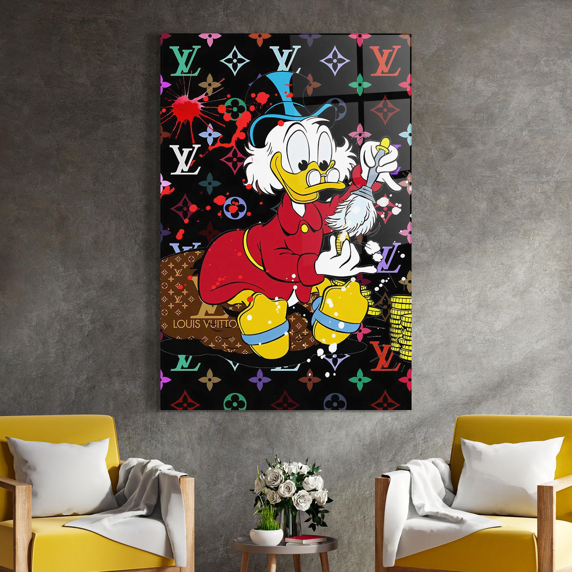 Стъклена картина Clean Your Penny mockup 4