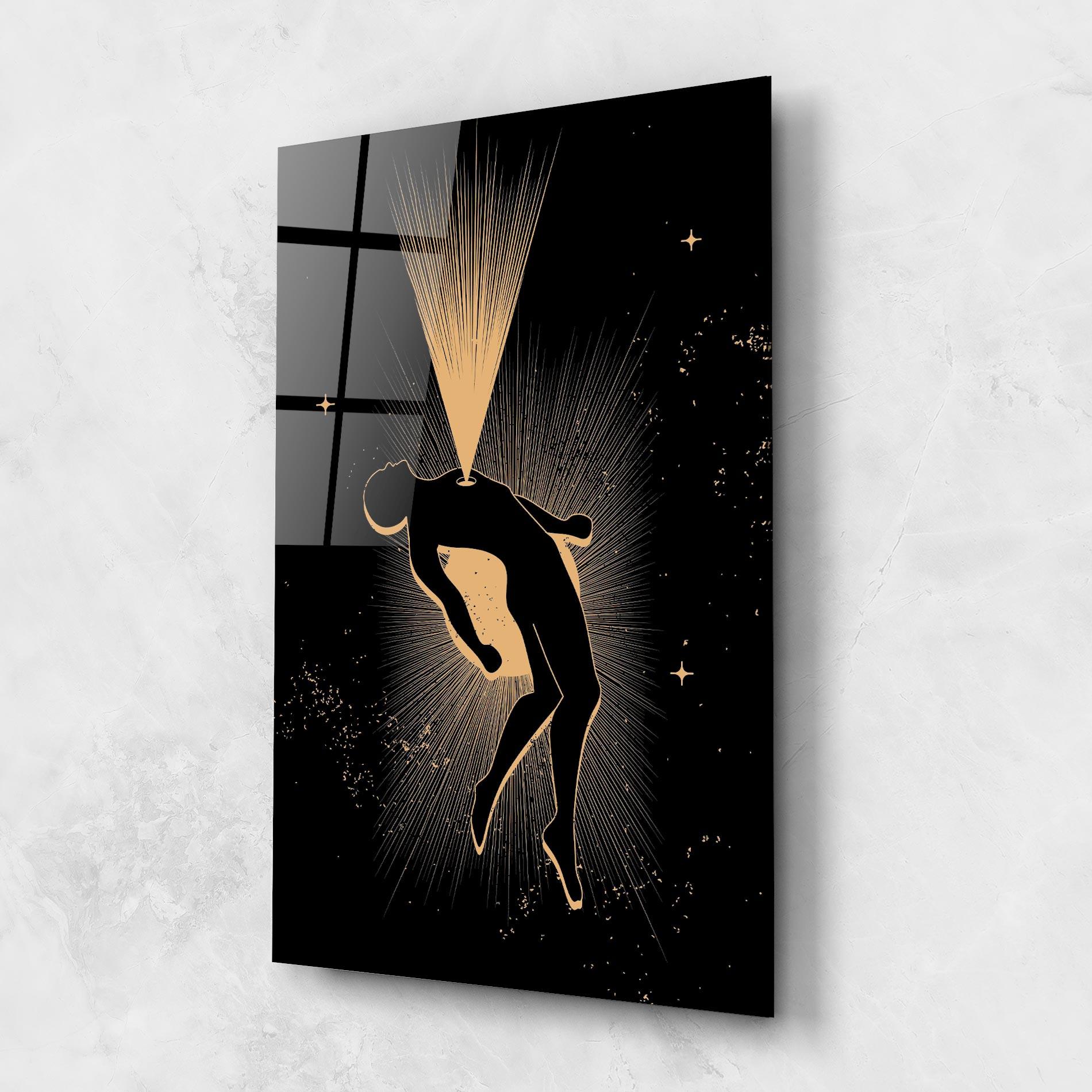 Стъклена картина Body And Soul mockup 1