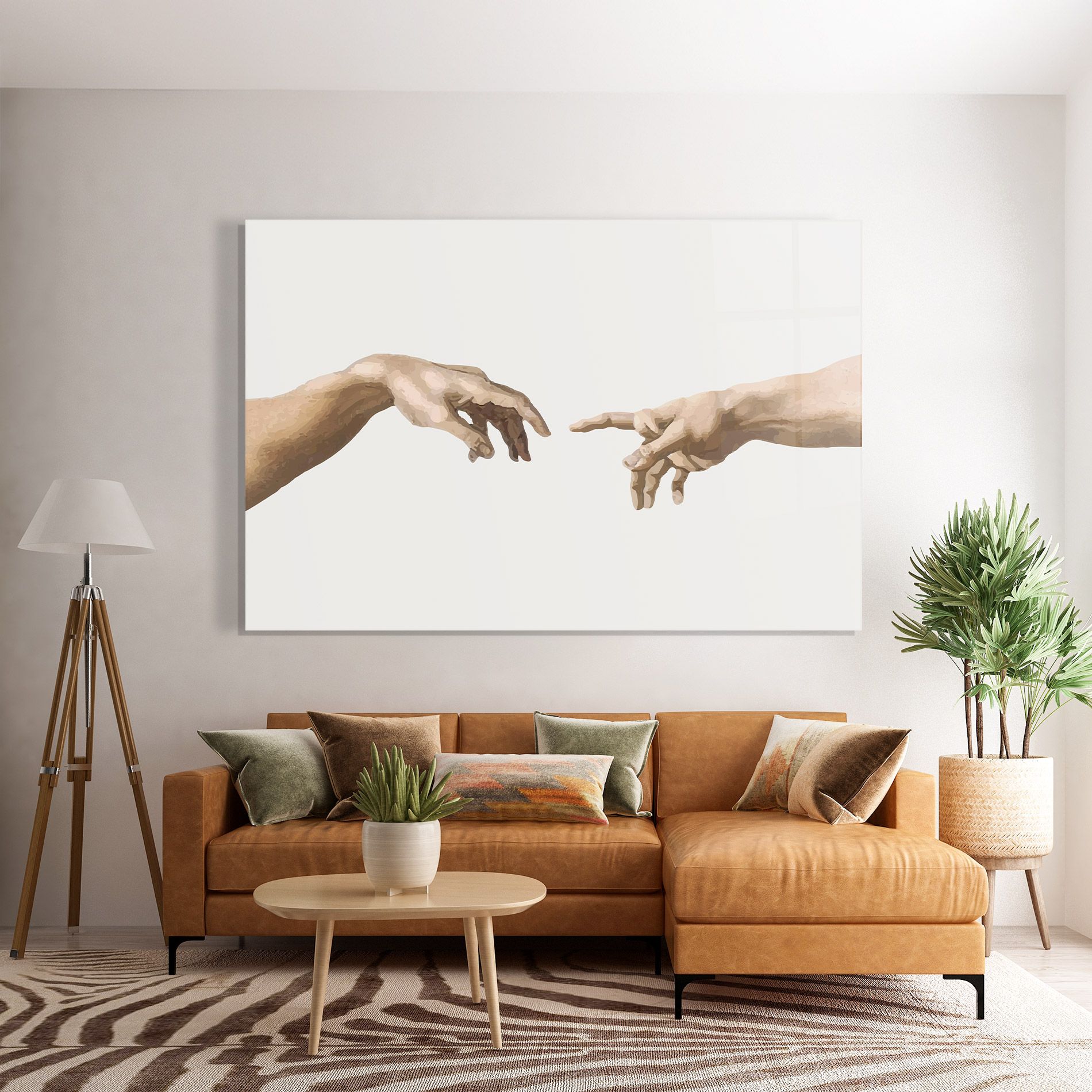 Cream Hands Art mockup 7