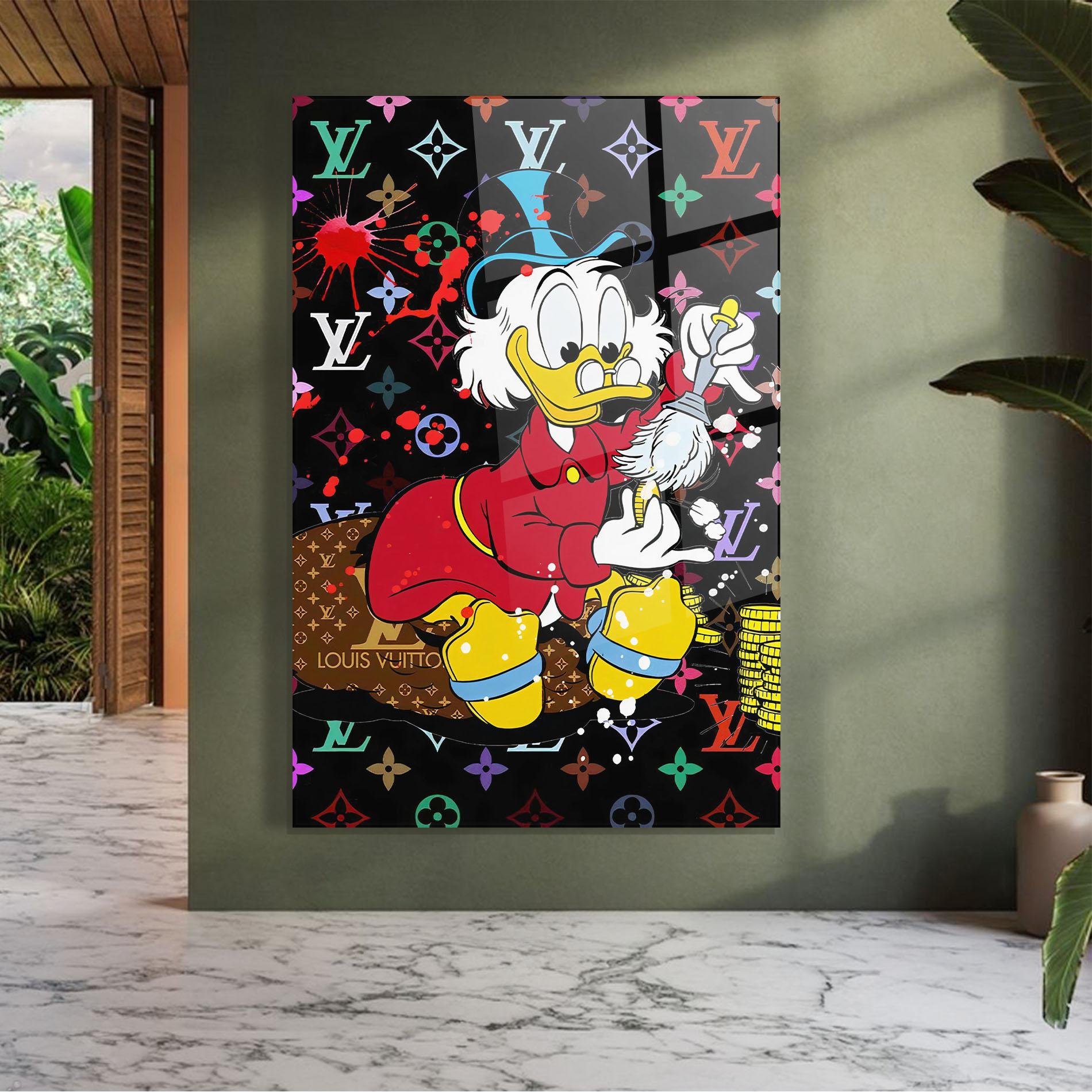 Стъклена картина Clean Your Penny mockup 7