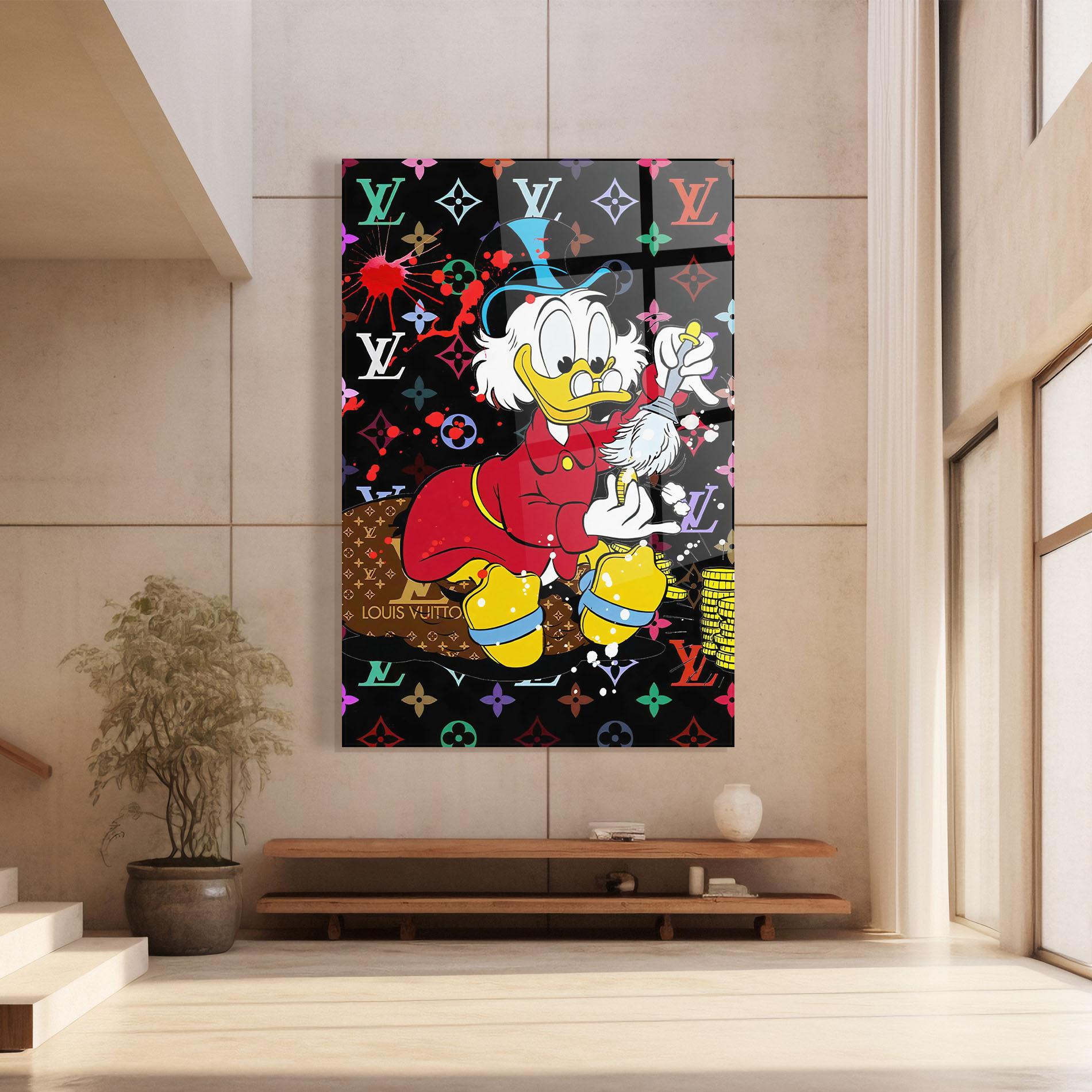 Стъклена картина Clean Your Penny mockup 8