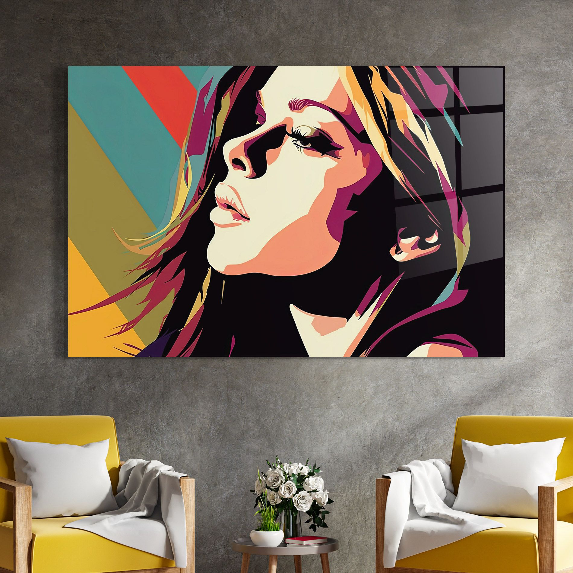 Cream Pop Art mockup 4