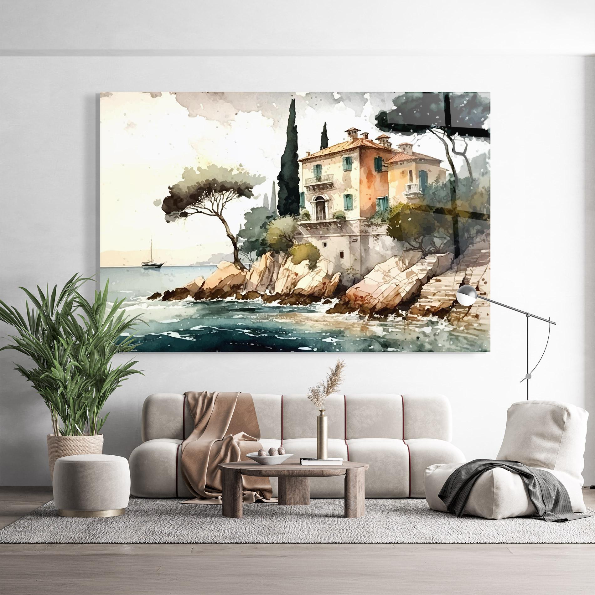 Стъклена картина Stunning Painting mockup 9