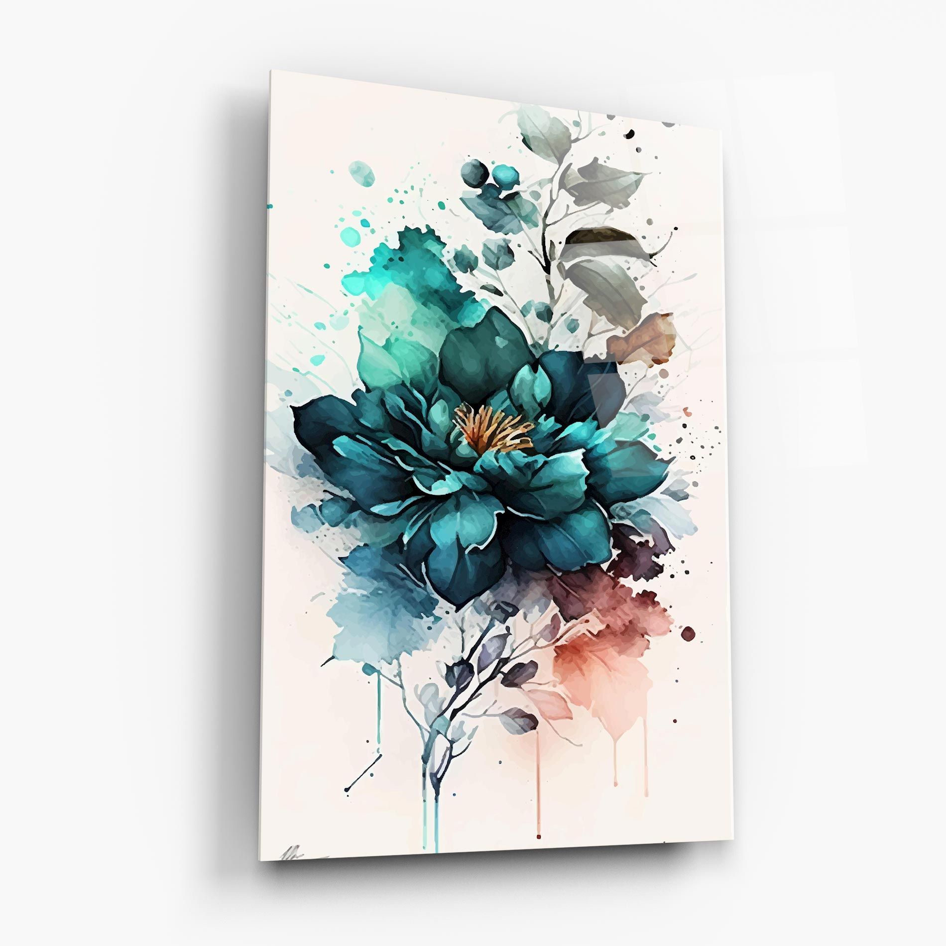 Flower Watercolor mockup 6