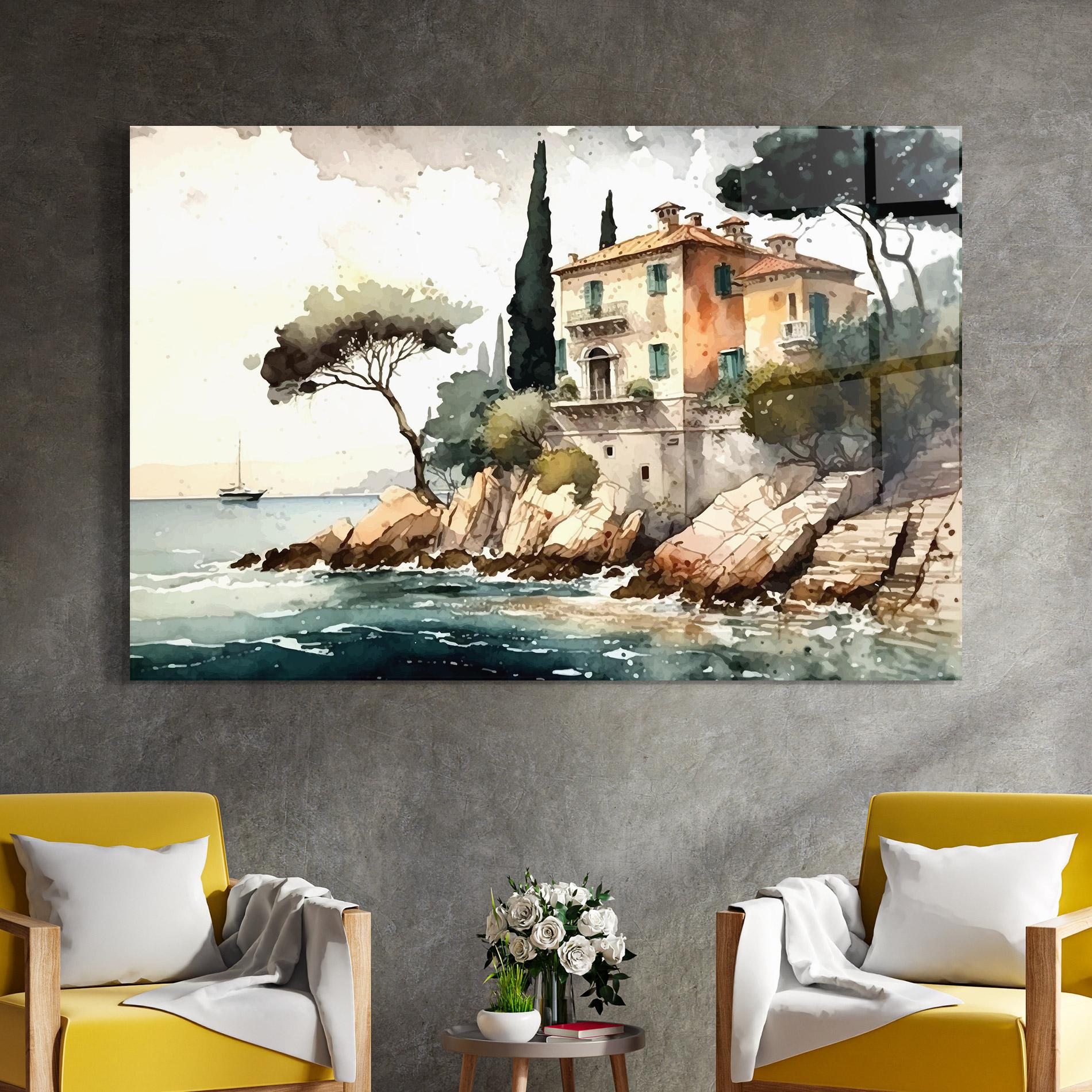 Стъклена картина Stunning Painting mockup 4