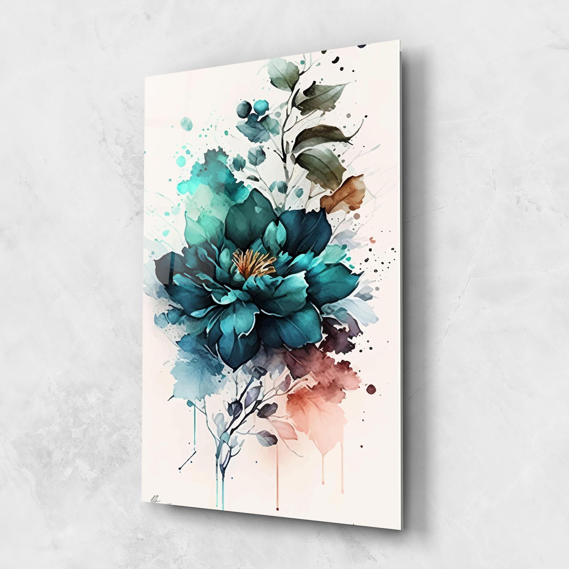 Flower Watercolor mockup 1