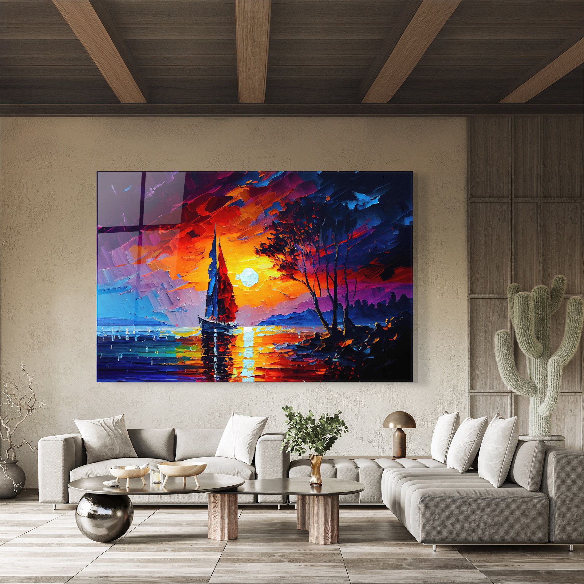 Sailboat Painting mockup 8