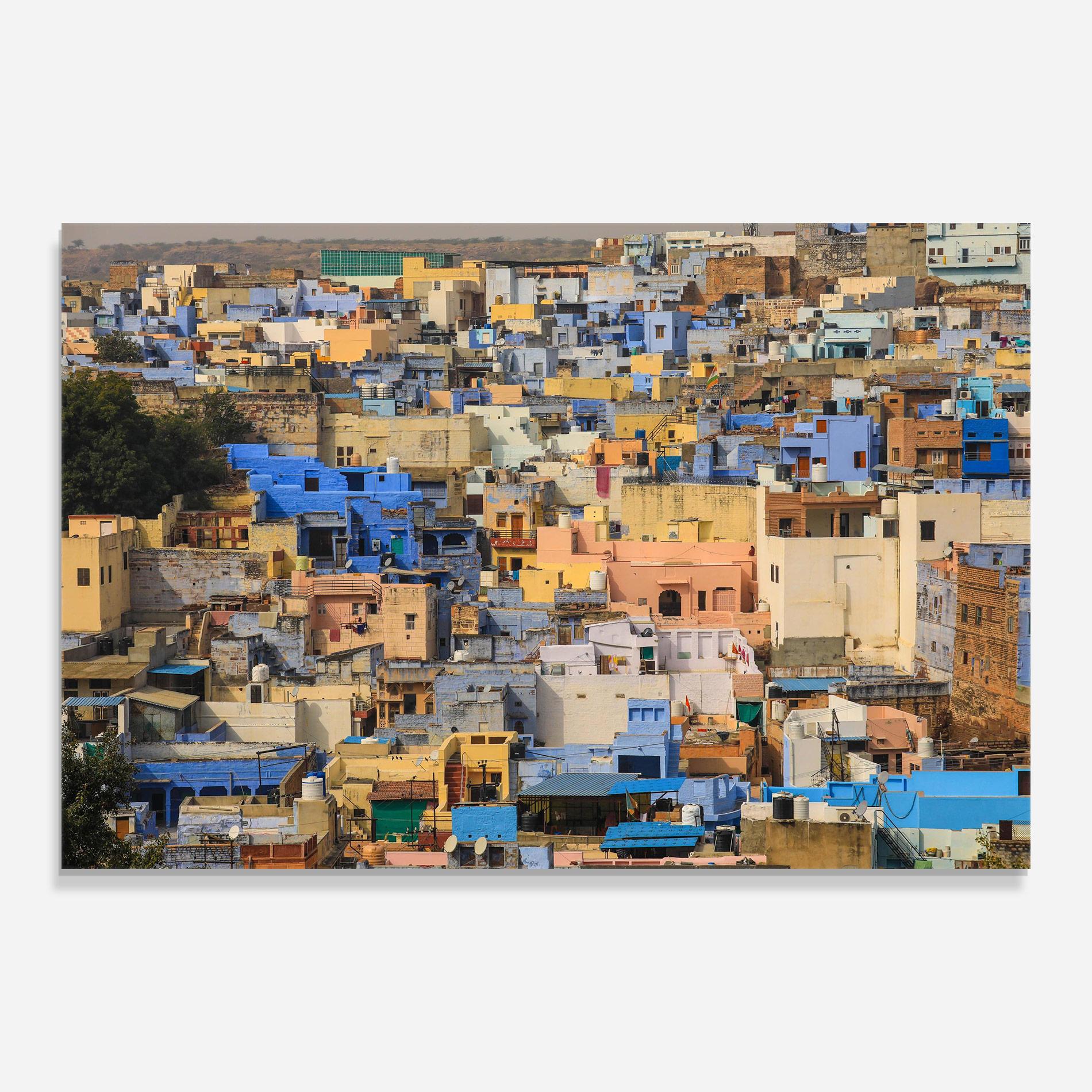 Стъклена картина Rajasthan View India mockup 0