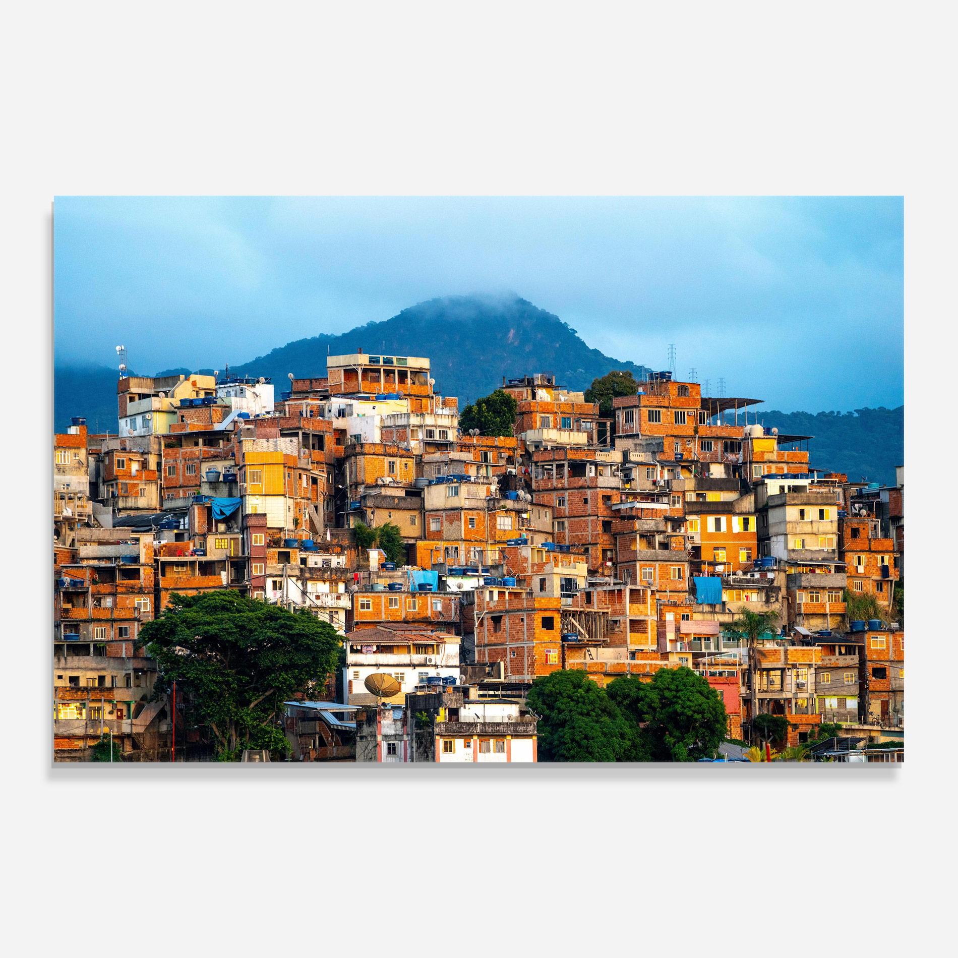 Стъклена картина Sunset Brazil mockup 0