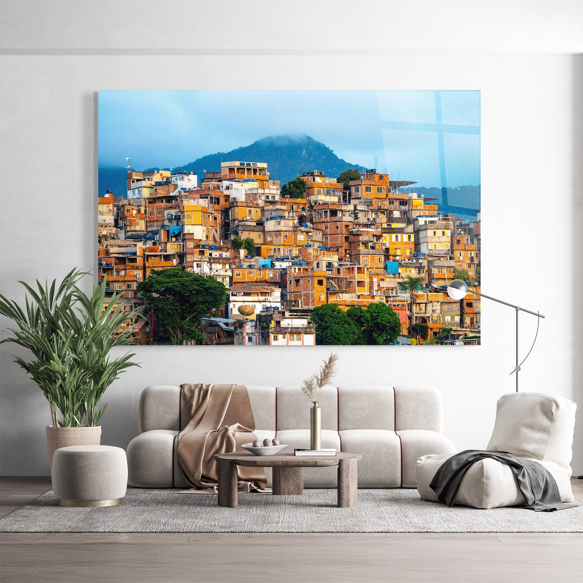 Стъклена картина Sunset Brazil mockup 9