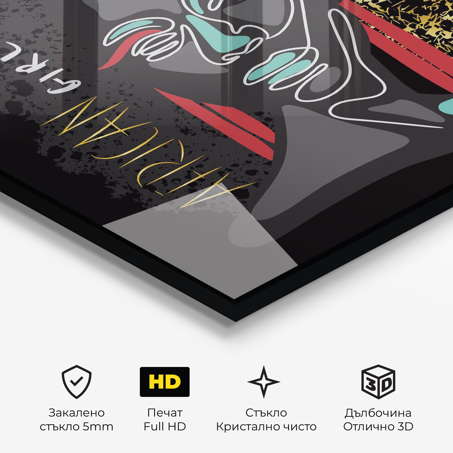 Gold African Girl mockup 3