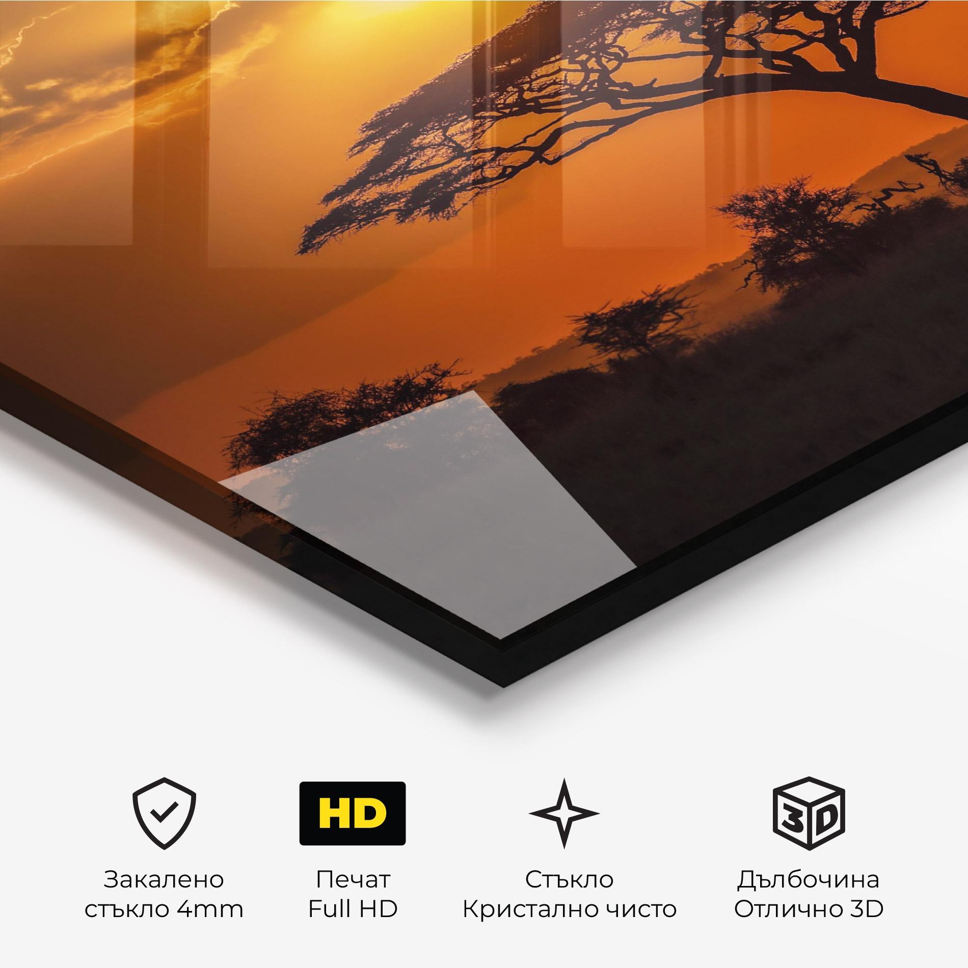 Стъклена картина Mesmerizing View mockup 3