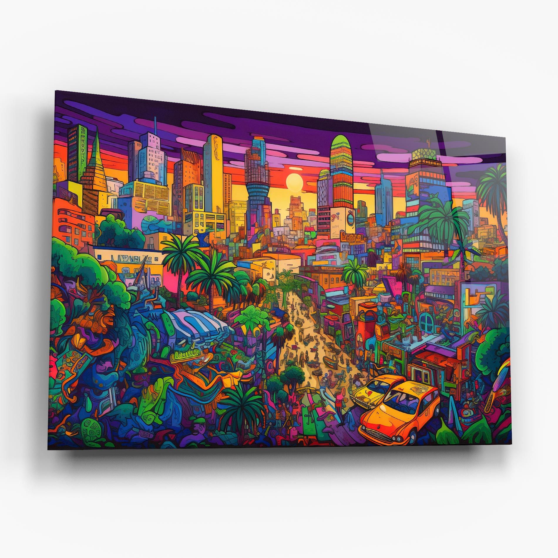 Colorful Mural City mockup 6