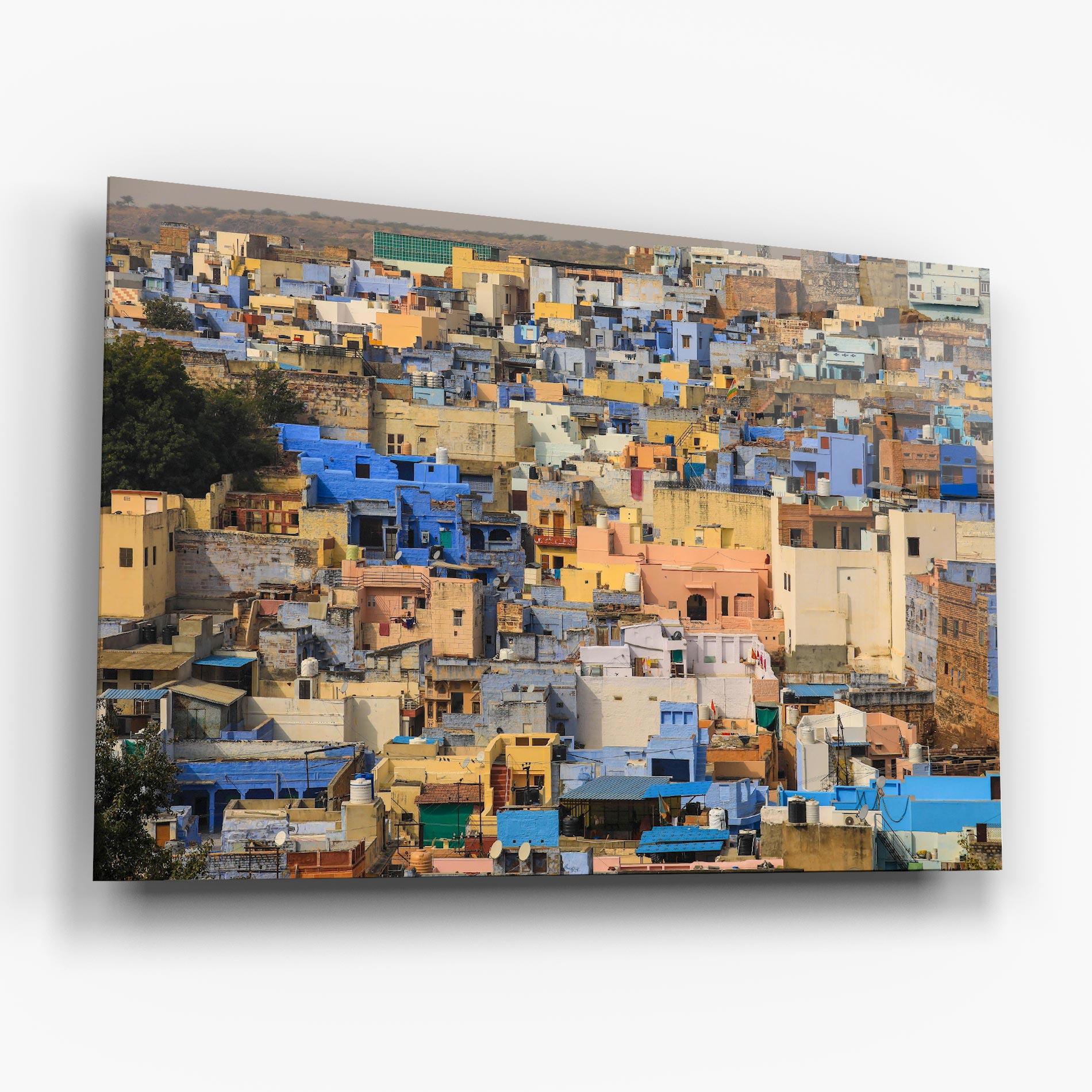 Стъклена картина Rajasthan View India mockup 6