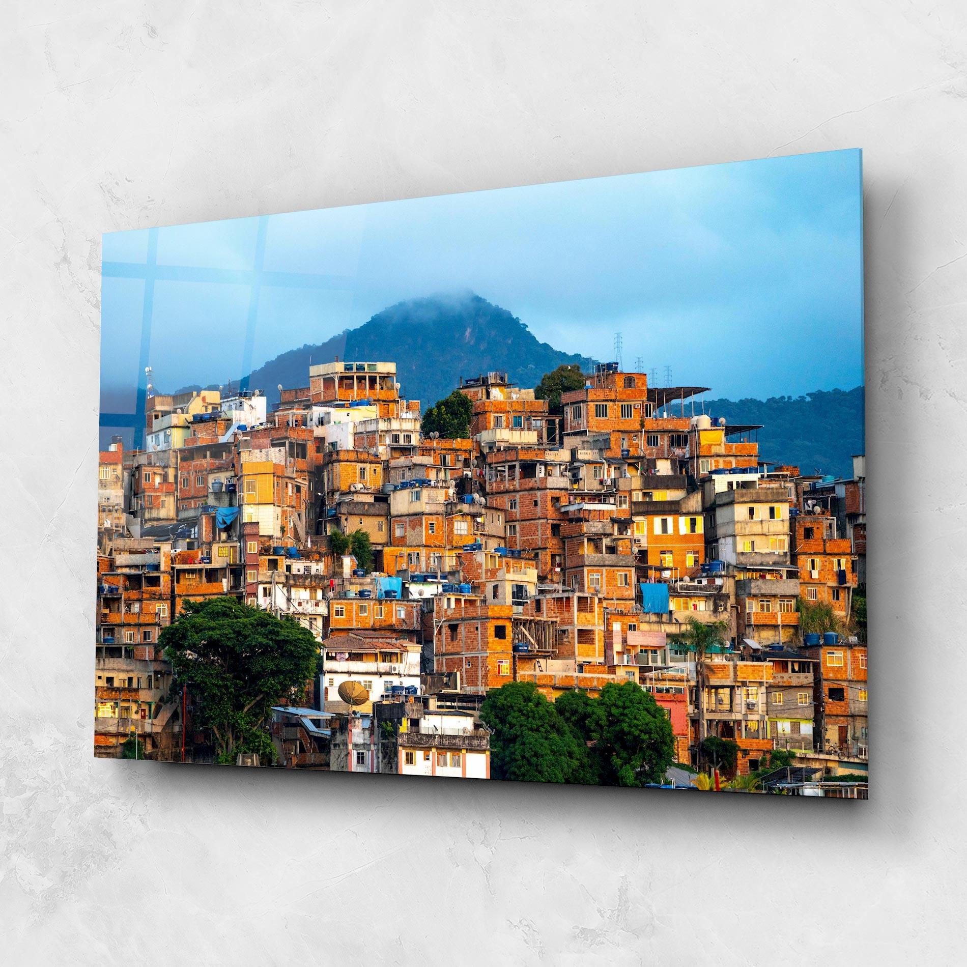 Стъклена картина Sunset Brazil mockup 1