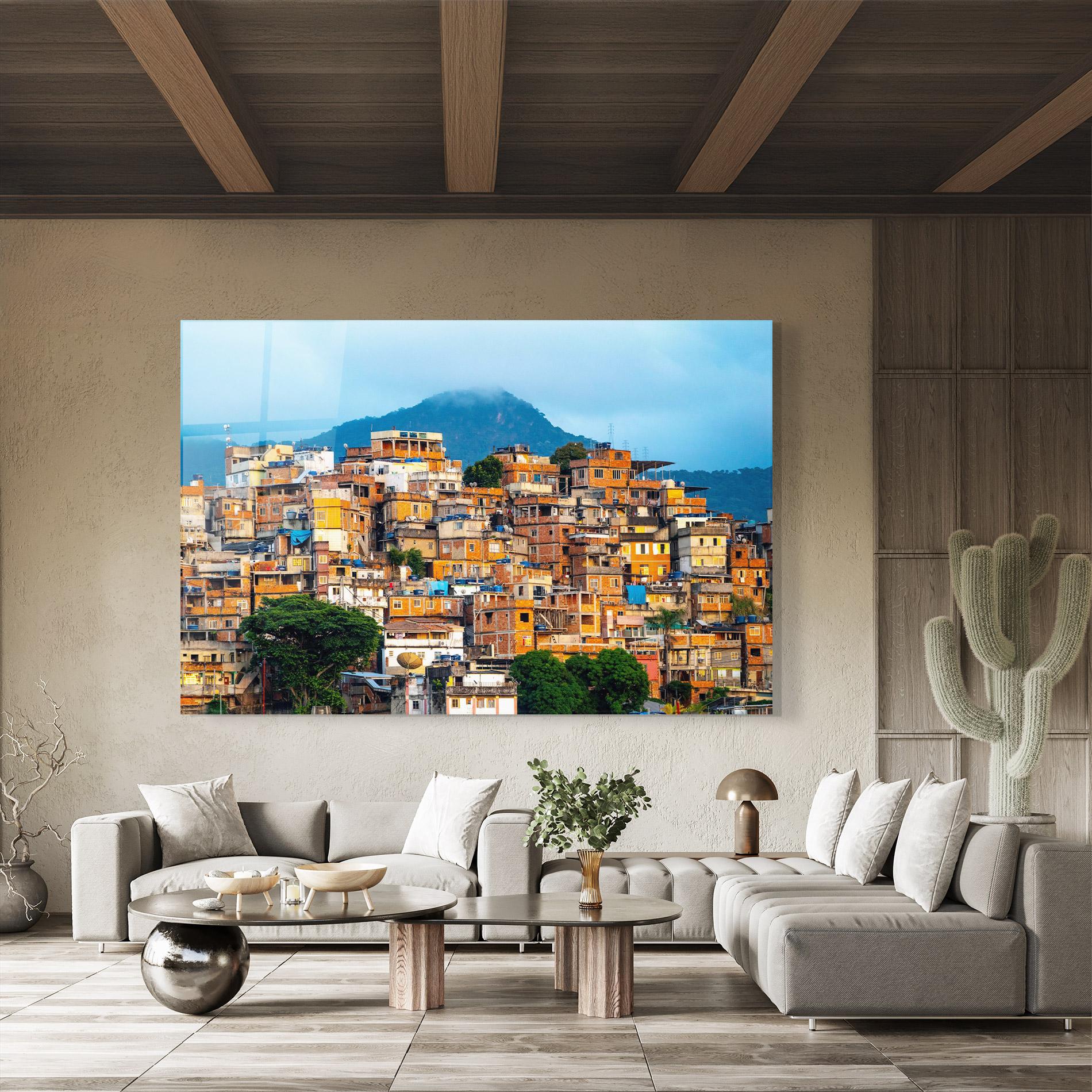 Стъклена картина Sunset Brazil mockup 8