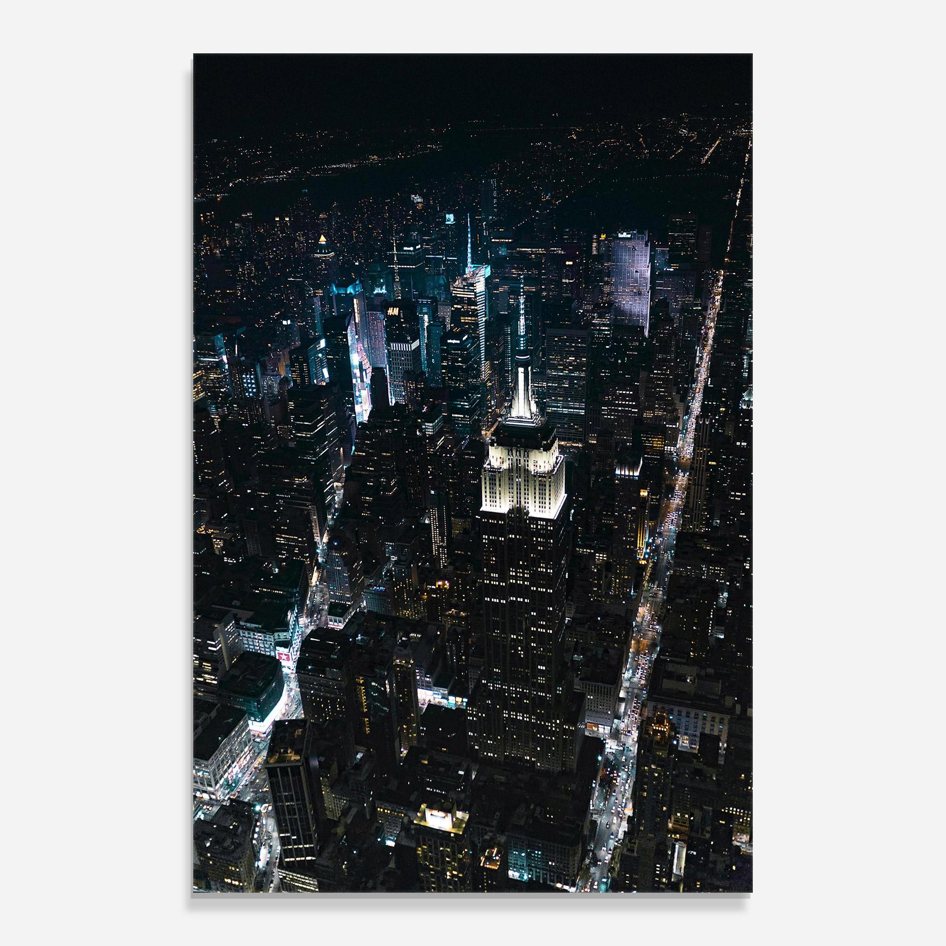 Стъклена картина Night Landscape mockup 0