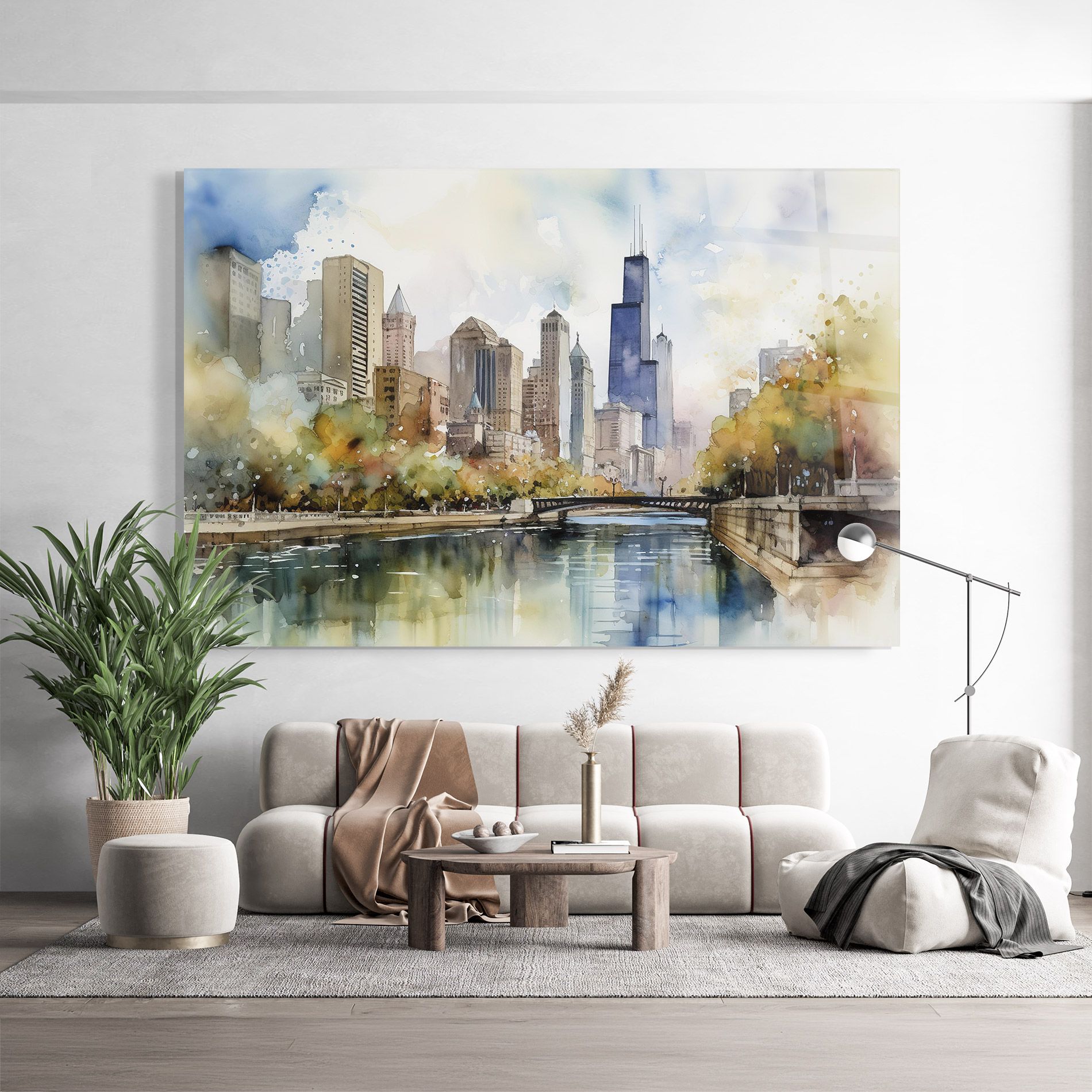 City Skyline Painting mockup 9