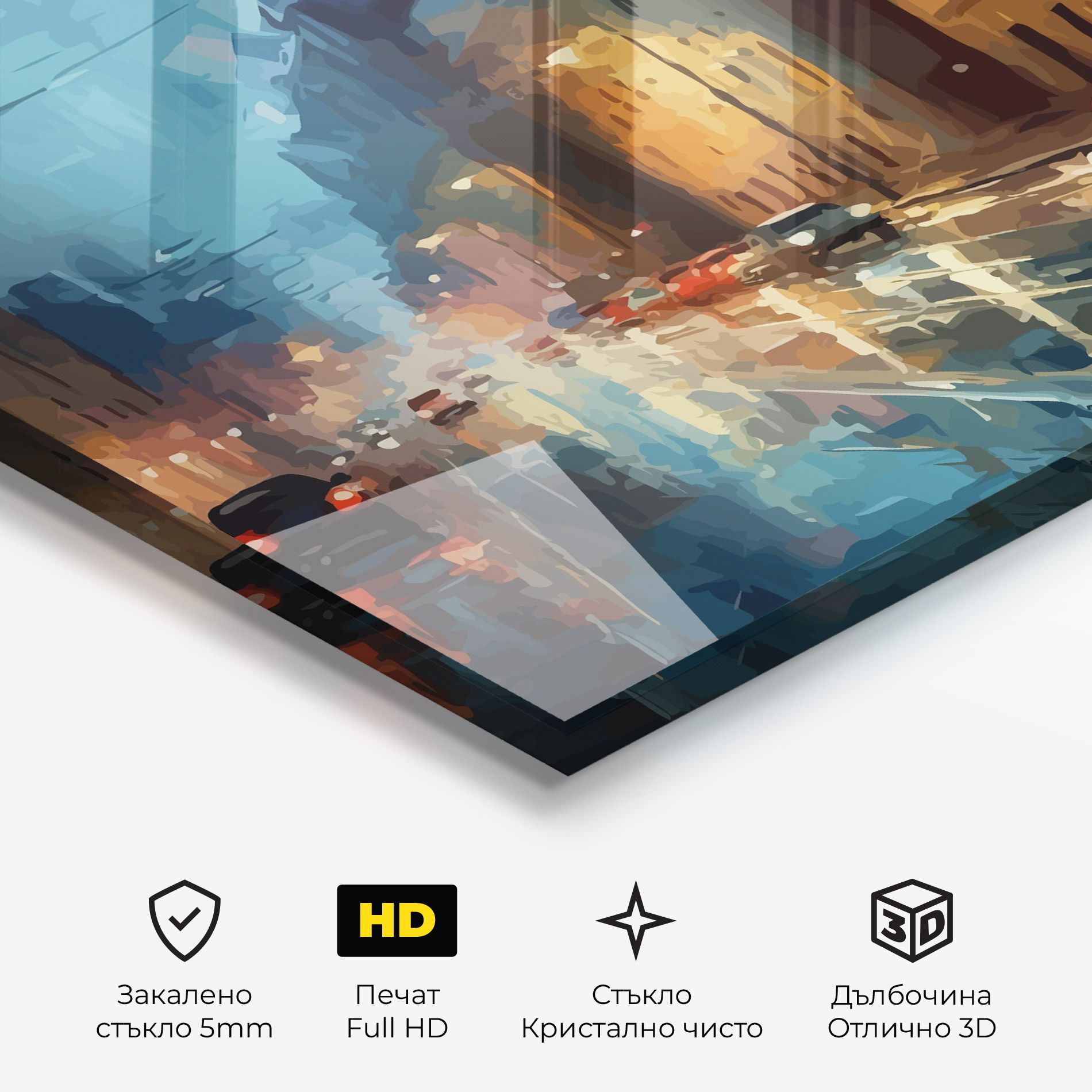 Red Car City Night mockup 3