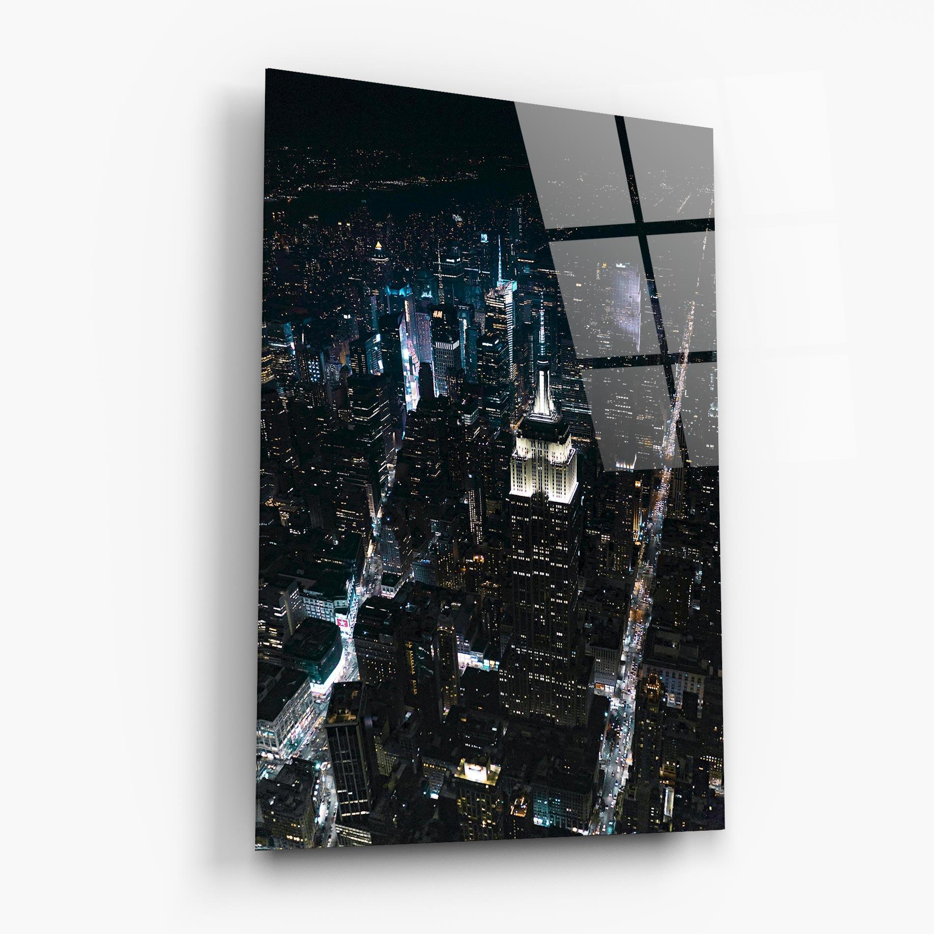 Стъклена картина Night Landscape mockup 6