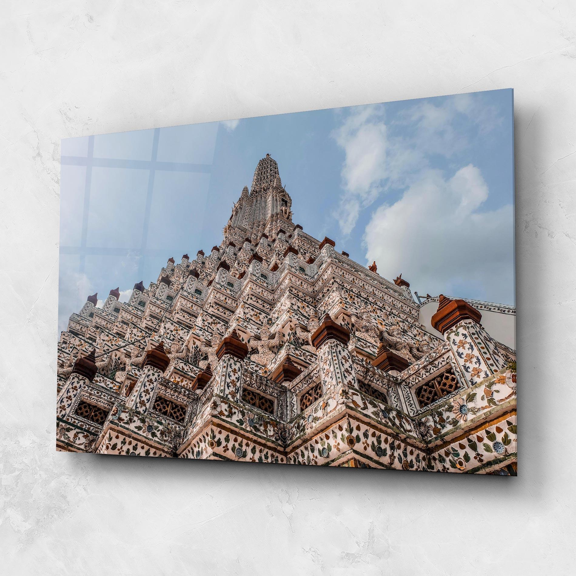 Стъклена картина Temple Of Dawn mockup 1