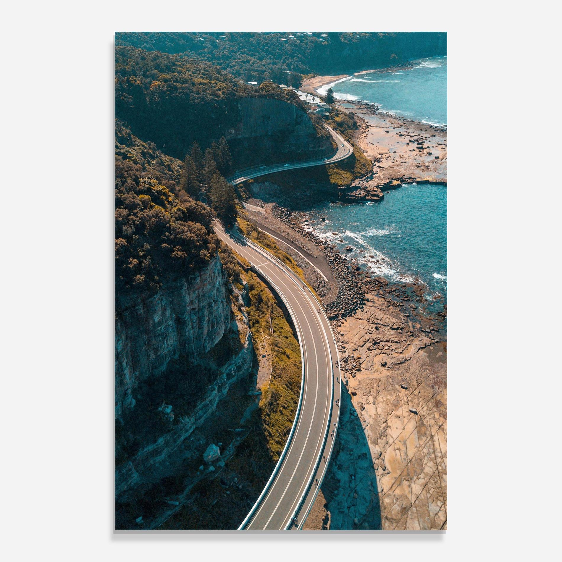 Стъклена картина Australia Road mockup 0