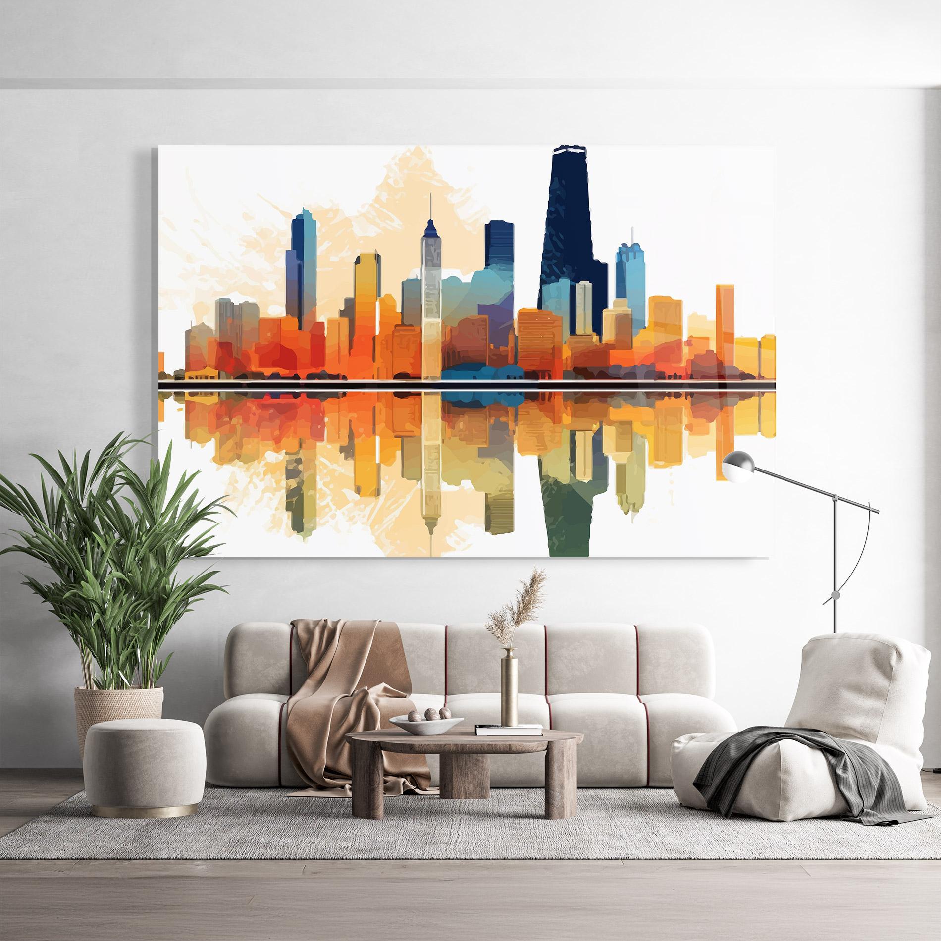 Стъклена картина Australian River mockup 9