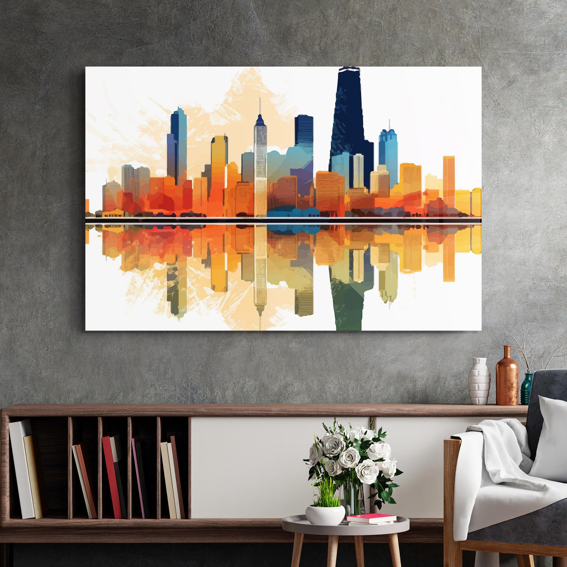 Стъклена картина Australian River mockup 2