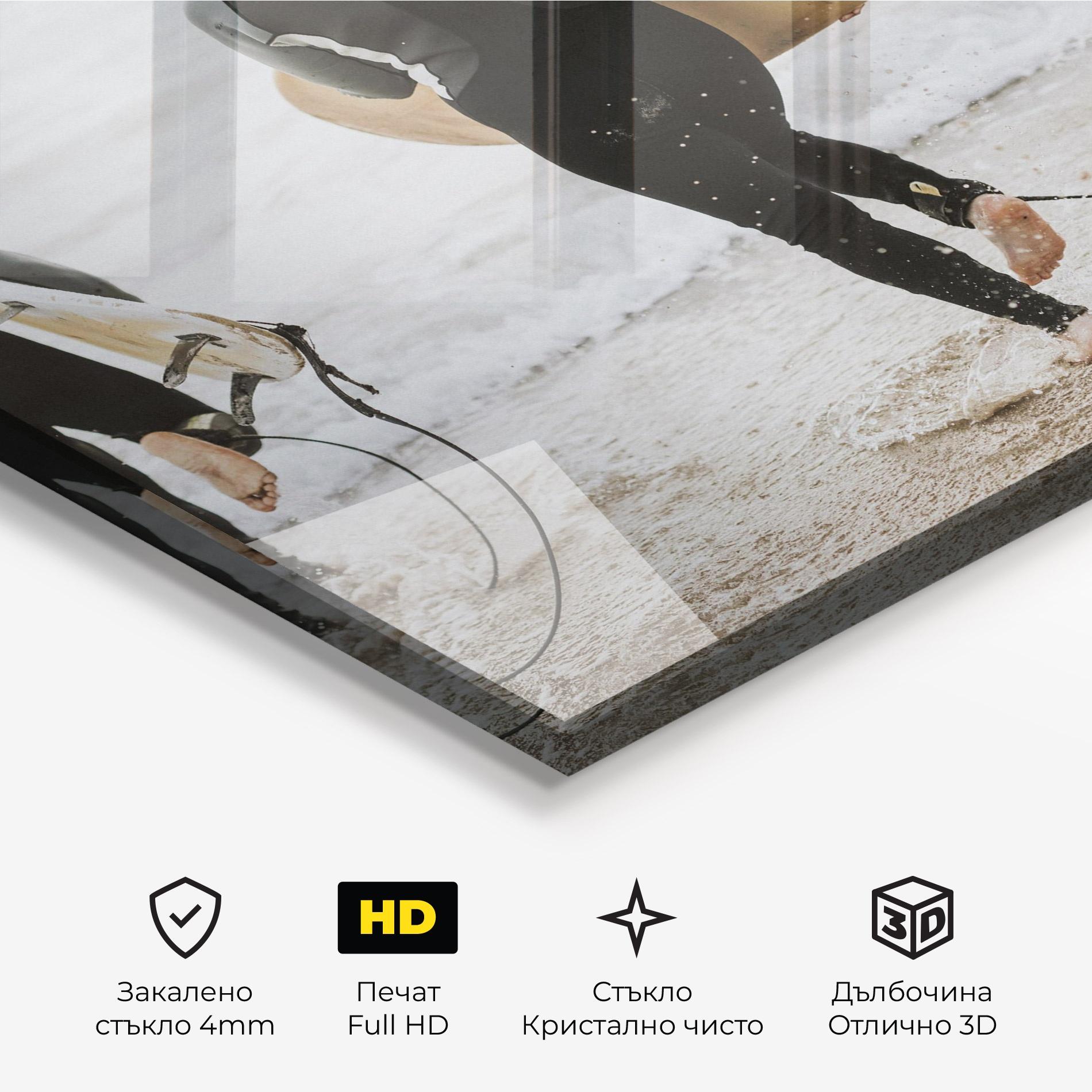 Стъклена картина Australian Beach mockup 3