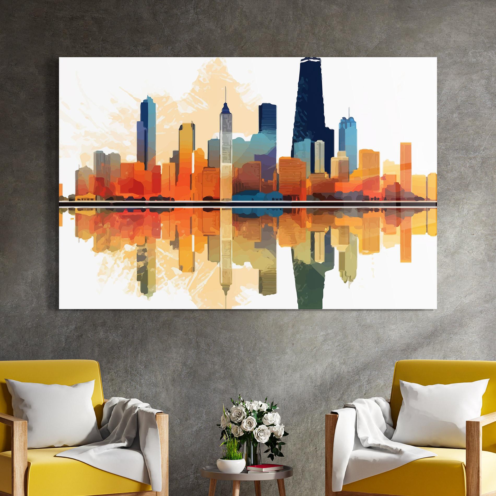 Стъклена картина Australian River mockup 4