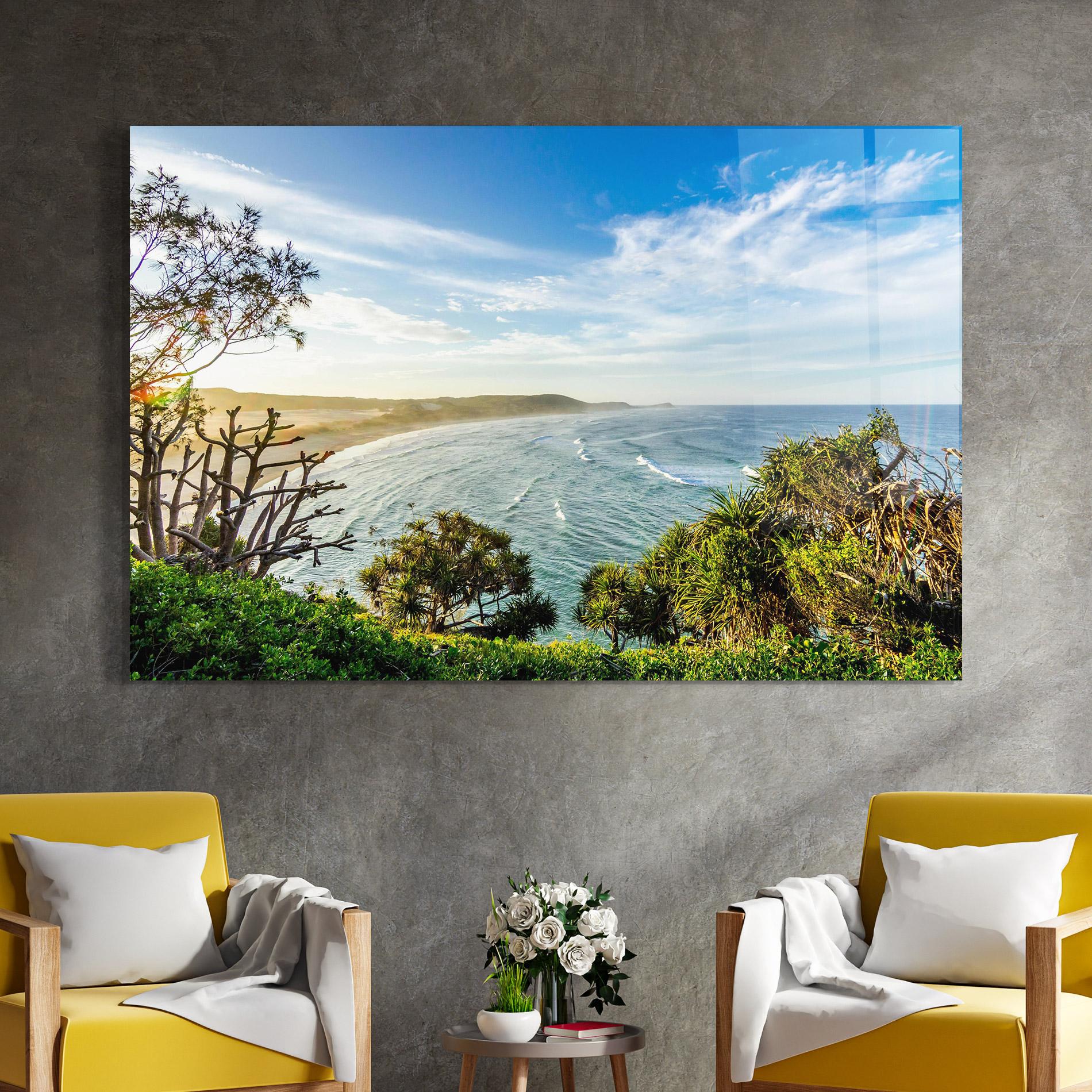 Стъклена картина Australian View mockup 4