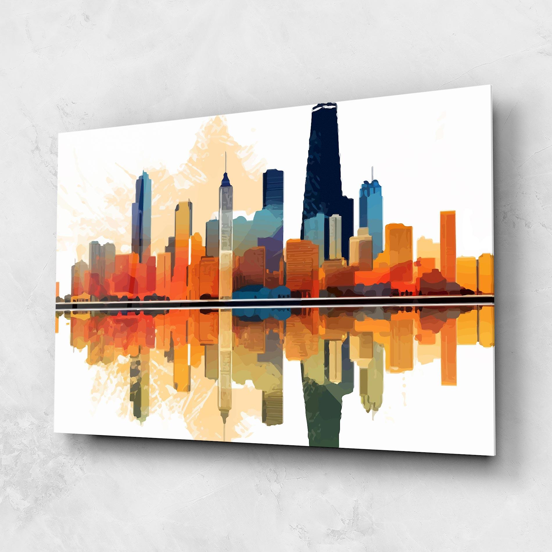 Стъклена картина Australian River mockup 1