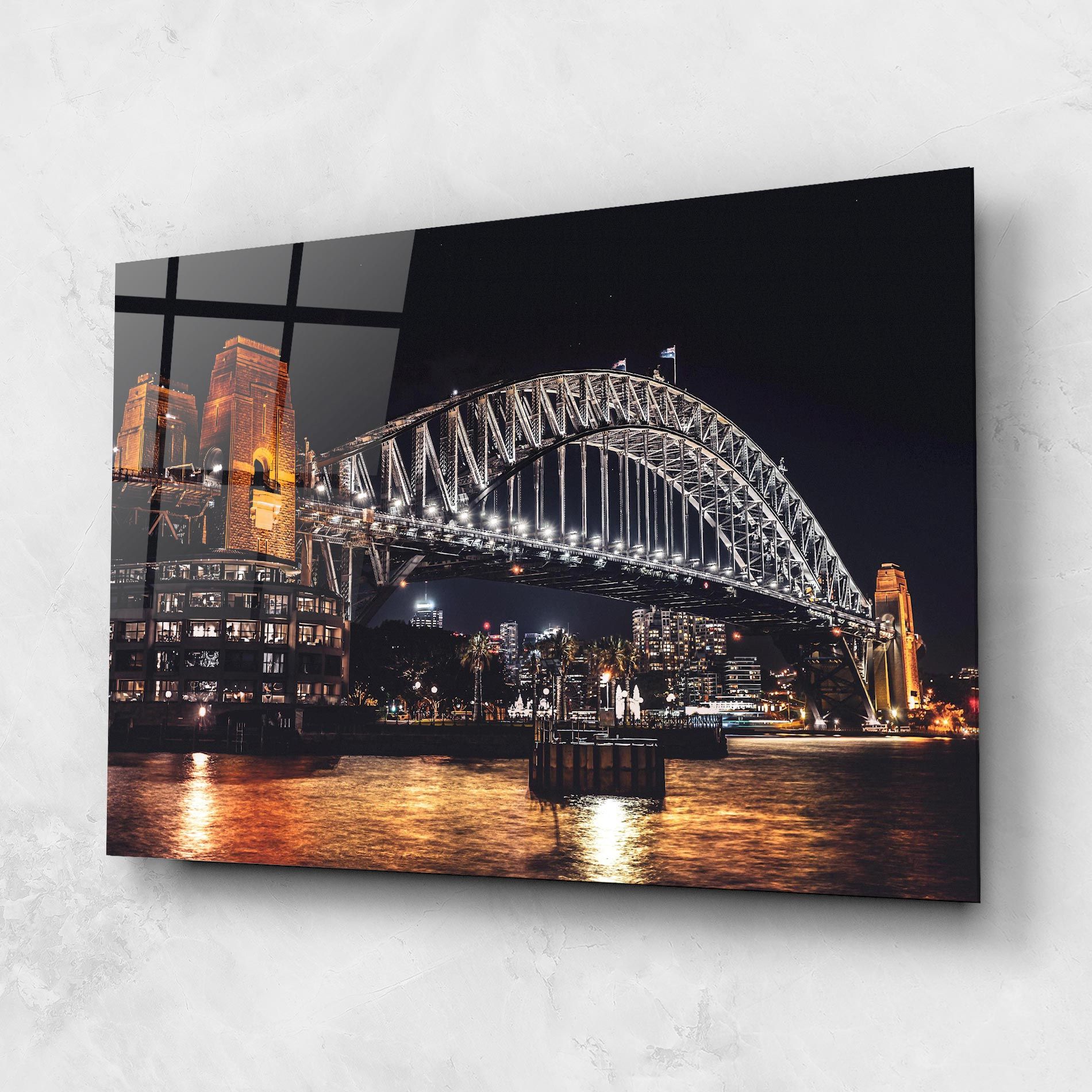 Sydney Night Bridge mockup 1